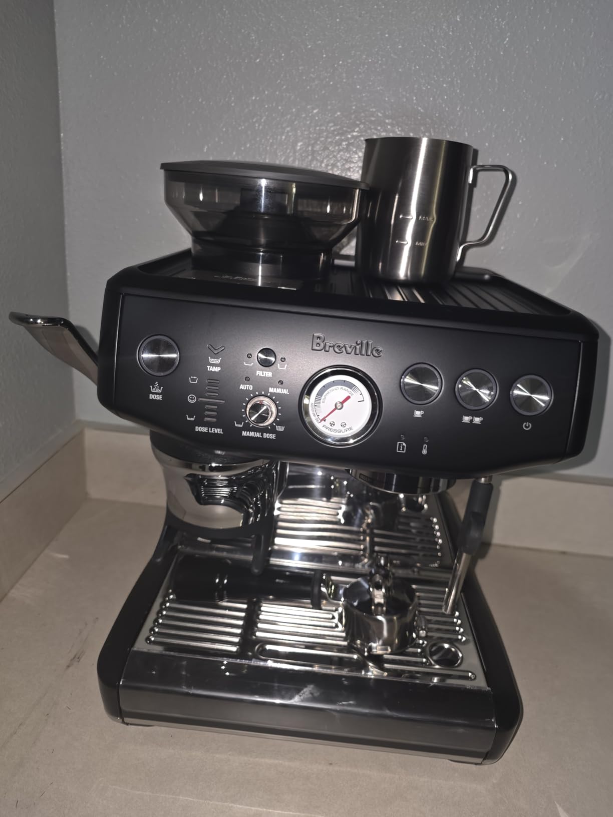 Breville Barista Express Impress Espresso Machine BES876BSS, Brushed Stainless Steel Customer Review Breville Barista Express Impress Espresso Machine BES876BSS, Brushed Stainless Steel - Customer Photo 1