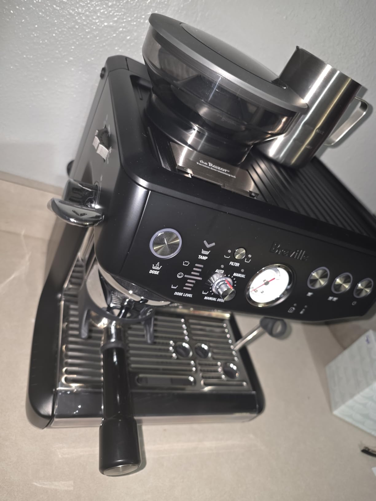 Breville Barista Express Impress Espresso Machine BES876BSS, Brushed Stainless Steel Customer Review Breville Barista Express Impress Espresso Machine BES876BSS, Brushed Stainless Steel - Customer Photo 2