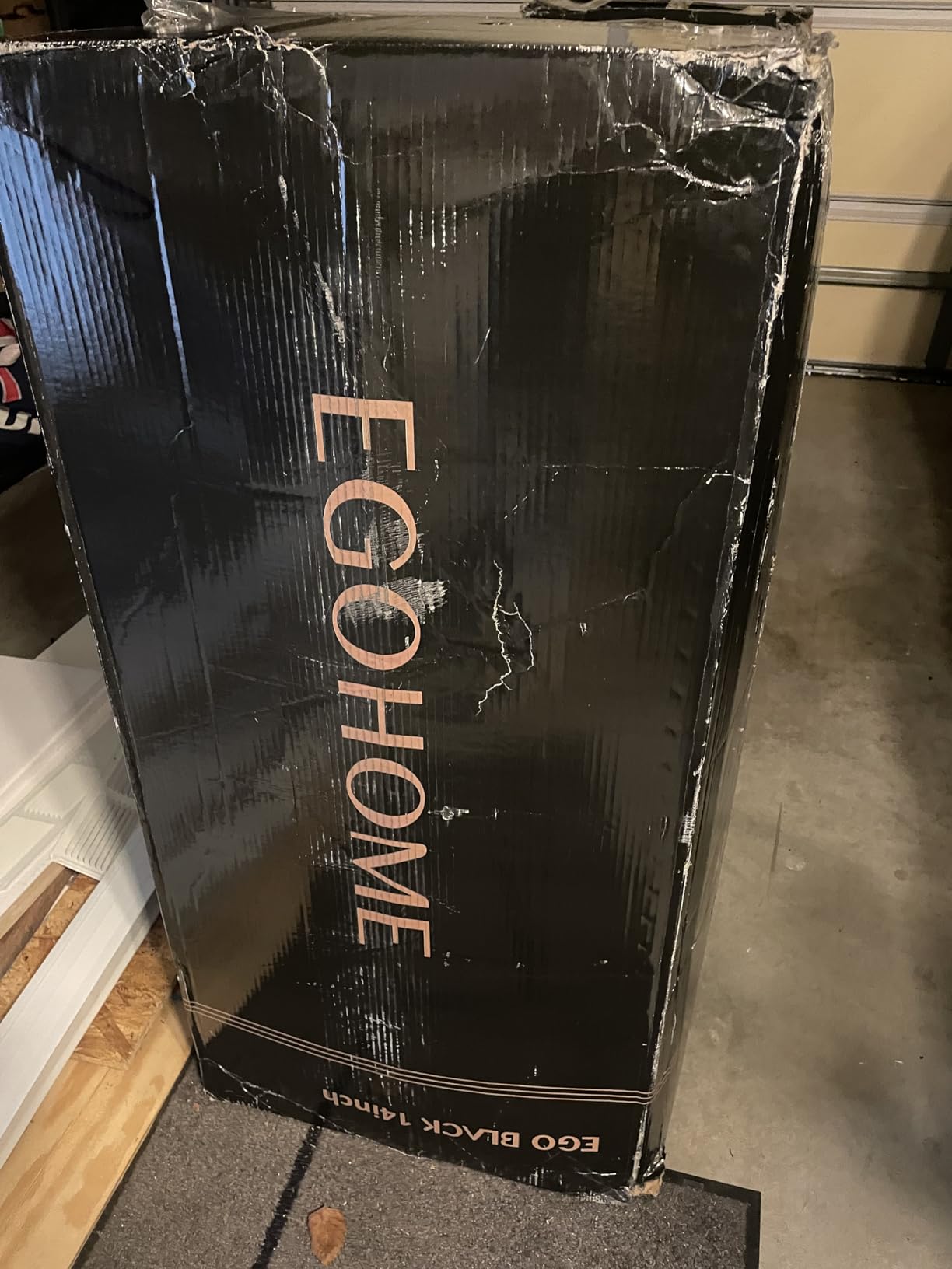 EGOHOME 14 Inch King Size Memory Foam Mattress for Back Pain, Cooling Copper Gel Bed in a Box, Foam Made in USA, CertiPUR-US Certified, Therapeutic Medium Firm, 76x80x14 Black Customer Review EGOHOME 14 Inch King Size Memory Foam Mattress for Back Pain, Cooling Copper Gel Bed in a Box, Foam Made in USA, CertiPUR-US Certified, Therapeutic Medium Firm, 76x80x14 Black - Customer Photo 2