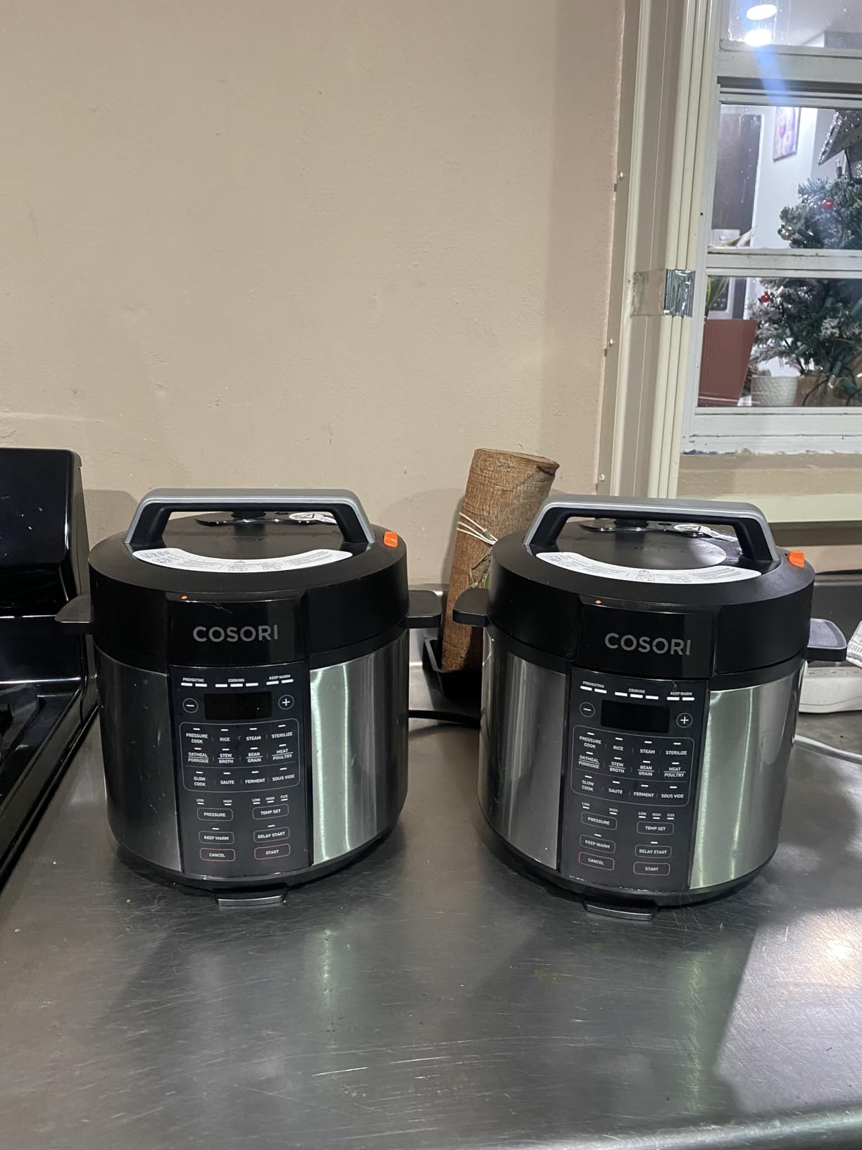 Cosori Pressure Cooker 6QT, Stainless Steel, 9-in-1 Multi Cooker, 12 Safety Features, Ceramic Inner Pot, Rice, Slow Cook, Sous Vide, Saute, 1100W customer photo 1