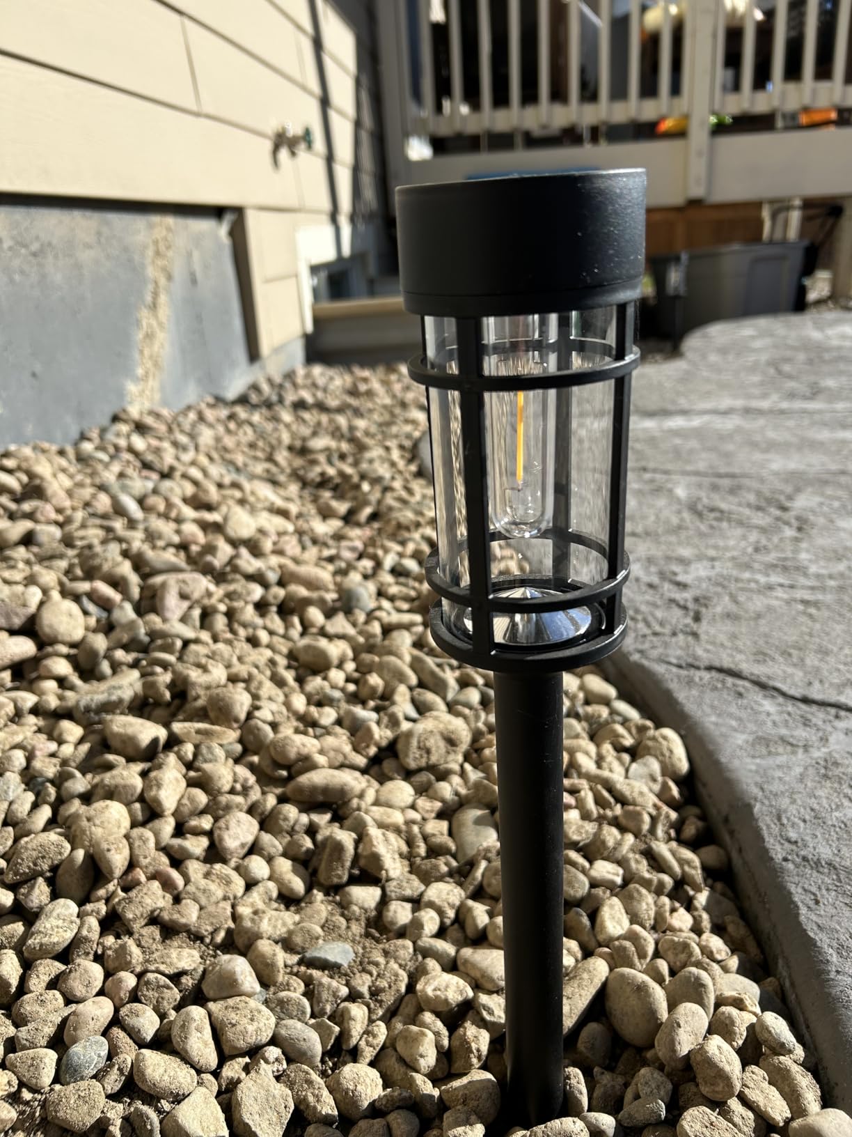 Mancra Solar Pathway Lights, 8 Pack LED Solar Lights Outdoor Waterproof, Glass Metal Garden Lighting for Yard Path Landscape Lawn Walkway Driveway, 3000K customer photo 2