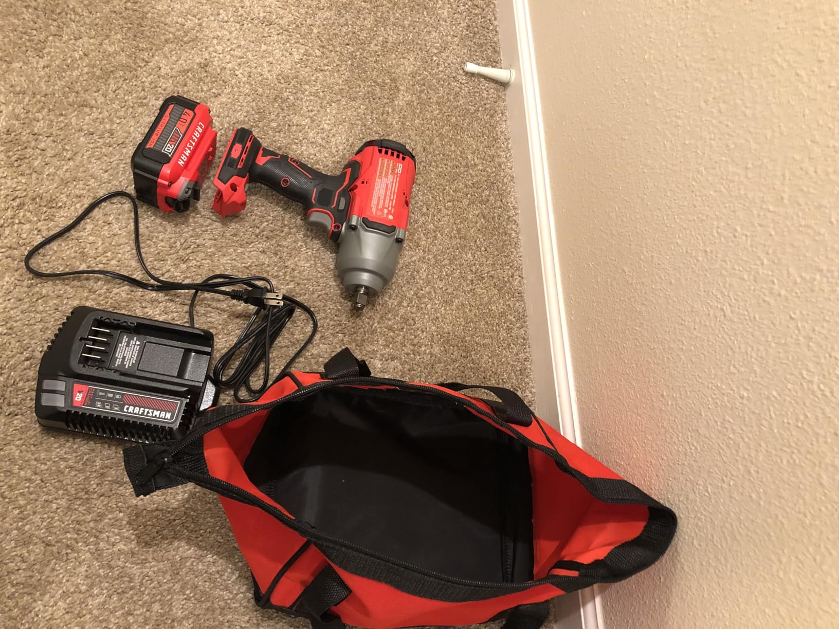 CRAFTSMAN V20 RP 1/2 in. Cordless Impact Wrench Kit with 4Ah Battery and Charger Customer Review CRAFTSMAN V20 RP 1/2 in. Cordless Impact Wrench Kit with 4Ah Battery and Charger - Customer Photo 1