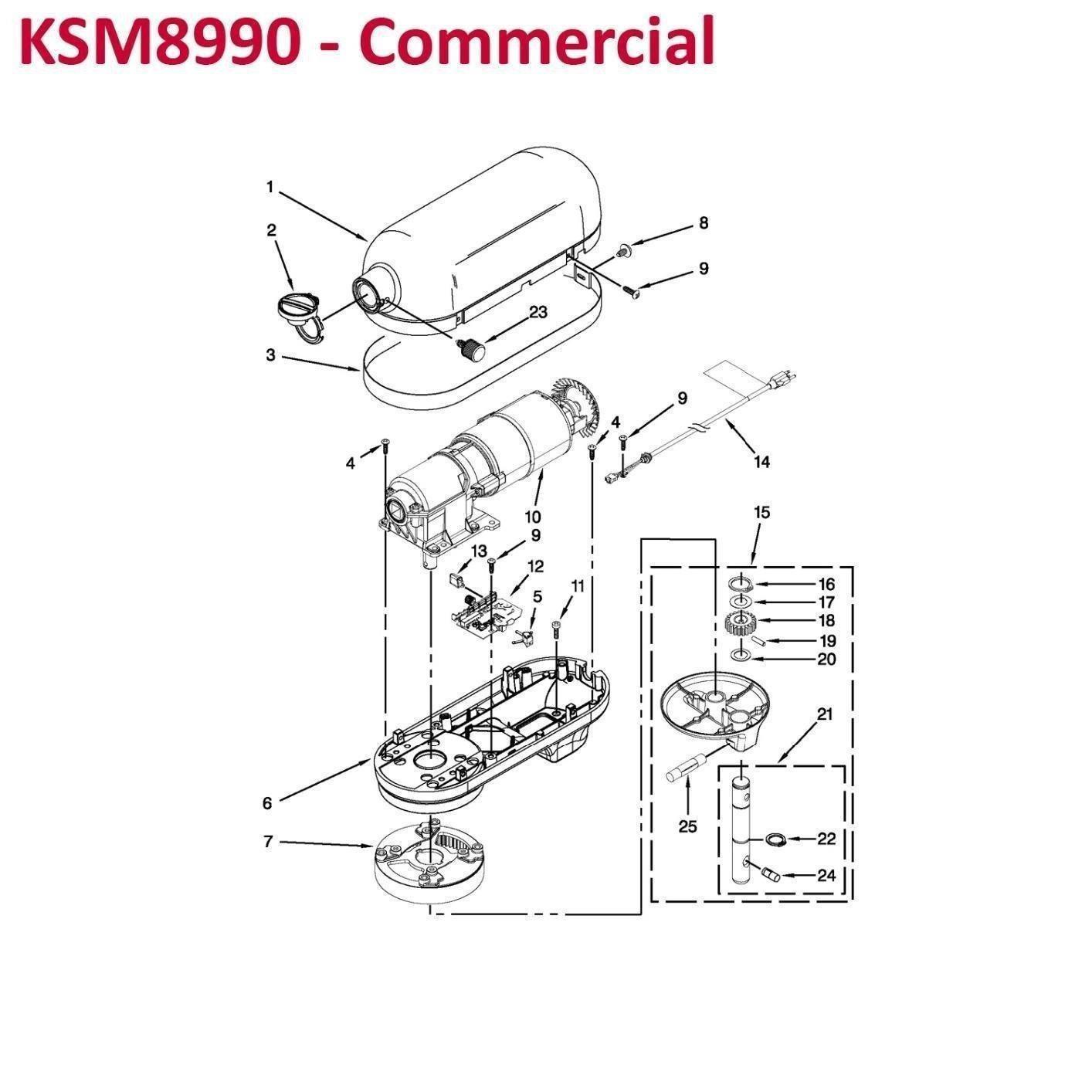 KitchenAid KSM8990CU 8-Quart Commercial Countertop Mixer, 10-Speed, Gear-Driven, Contour Silver Customer Review KitchenAid KSM8990CU 8-Quart Commercial Countertop Mixer, 10-Speed, Gear-Driven, Contour Silver - Customer Photo 3
