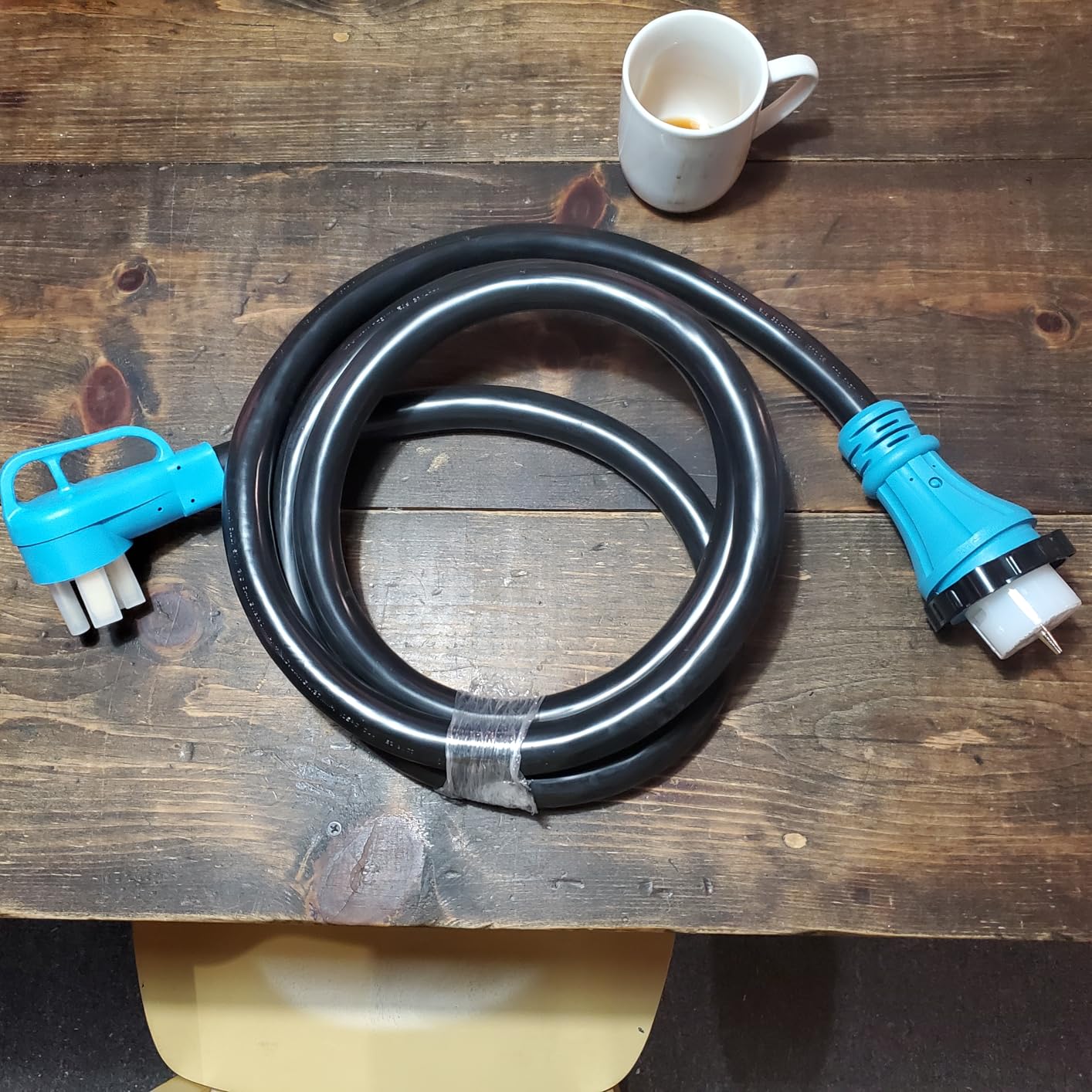 UL Listed 50 Amp 15Feet Generator Cord and Power Inlet Box Combo Kit NEMA 14-50P Male to SS2-50R - Customer Photo 2
