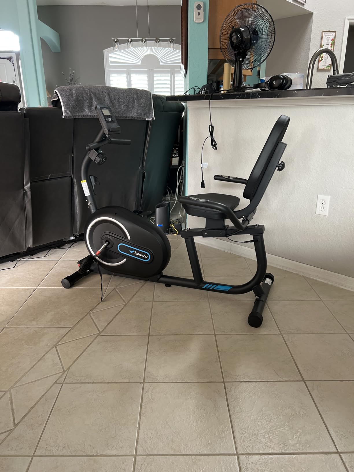 MERACH Recumbent Exercise Bike for Home with Smart Bluetooth and Exercise Bikes Exclusive App, LCD, Heart Rate Handle Stationary Bikes for Home, Magnetic Recumbent Bikes for Seniors Gym S08/S23 Customer Review MERACH Recumbent Exercise Bike for Home with Smart Bluetooth and Exercise Bikes Exclusive App, LCD, Heart Rate Handle Stationary Bikes for Home, Magnetic Recumbent Bikes for Seniors Gym S08/S23 - Customer Photo 1