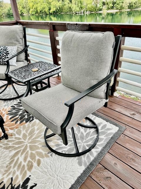 Grand patio 7-Piece Outdoor Dining Set for 6 with Swivel Patio Chairs customer photo 1