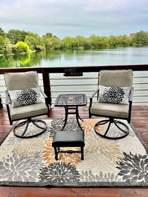 Grand patio 7-Piece Outdoor Dining Set for 6 with Swivel Patio Chairs customer photo 2