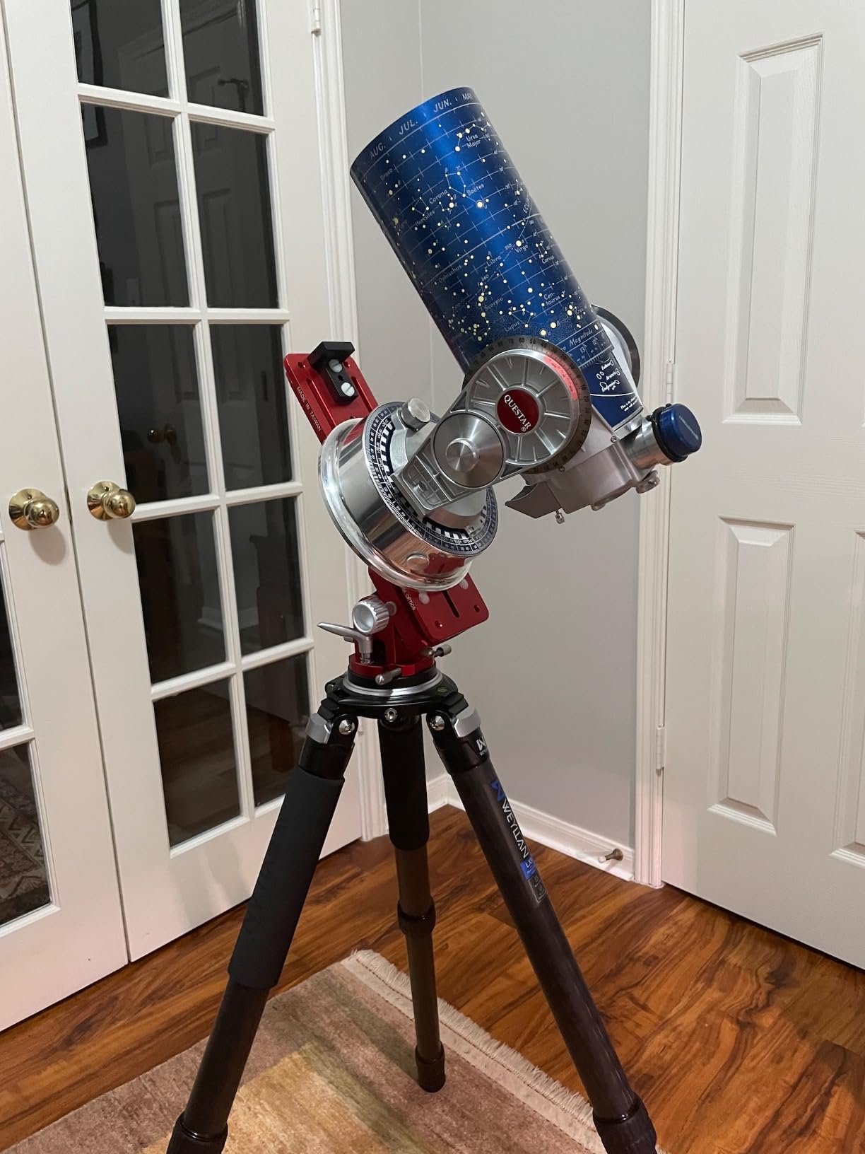 Carbon Fiber Tripod WEYLLAN LX9 Professional Heavy Duty Tripod for Camera, with 75mm Bowl and Adapter, 40mm Leg Tube, 10 Layers Carbon Fibre Bowl Tripods Camera Max Load 88lbs/40kg - Customer Photo 1
