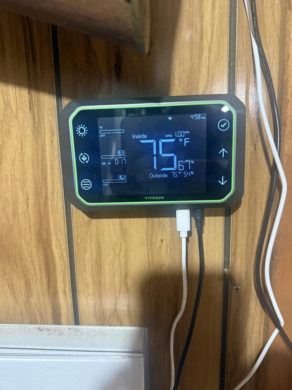 VIVOSUN GrowHub Controller E42A+ for Grow Tent, Smart Environmental WiFi-Controller with Temperature, Humidity, VPD, Timer, Cycle, Schedule Controls, Cooling Ventilation Lighting Programming customer photo 1