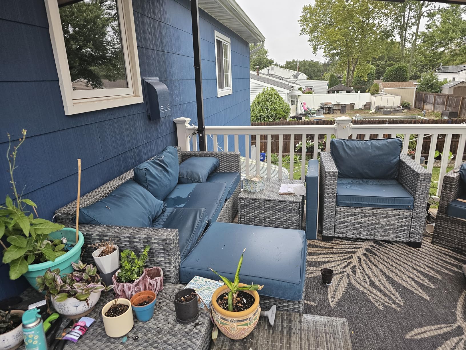 Lviden 6 Pieces Wicker Patio Furniture Sets Outdoor Conversation Set HDPE Rattan Sectional Sofa Couch with Storage Table and Grey Cushions Customer Review Lviden 6 Pieces Wicker Patio Furniture Sets Outdoor Conversation Set HDPE Rattan Sectional Sofa Couch with Storage Table and Grey Cushions - Customer Photo 2