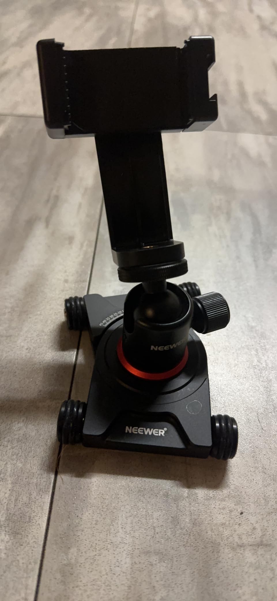 NEEWER Camera Slider Dolly with Ball Head & Phone Clamp,4 Wheeled Tabletop Dolly Manual Skater with 360 Panorama Compatible with DSLR Camera Video Camcorder GoPro iPhone and Android Smartphone, SD001 Customer Review NEEWER Camera Slider Dolly with Ball Head & Phone Clamp,4 Wheeled Tabletop Dolly Manual Skater with 360 Panorama Compatible with DSLR Camera Video Camcorder GoPro iPhone and Android Smartphone, SD001 - Customer Photo 1