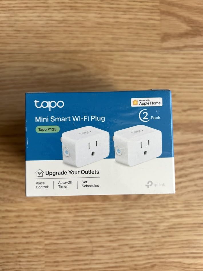 TP-Link Tapo Matter Supported Smart Plug Mini, Compact Design, 15A/1800W Max, Super Easy Setup, Works with Apple Home, Alexa & Google Home, UL Certified, 2.4G Wi-Fi Only, White, Tapo P125M(3-Pack) customer photo 2