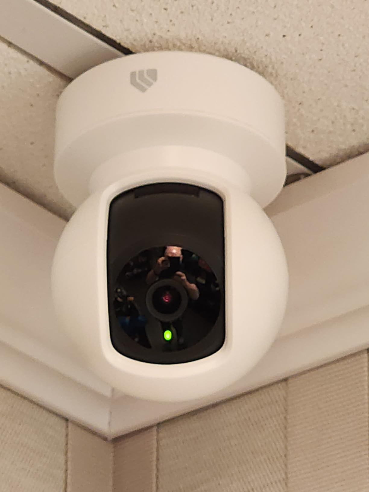 Kasa 1080p Indoor Pan/Tilt Wired Security Camera - Works as a Baby & Pet Monitor, Motion Detection & Tracking, 2-Way Audio, Night Vision, Subscription-Free Local Storage or Optional Cloud, EC71 customer photo 1