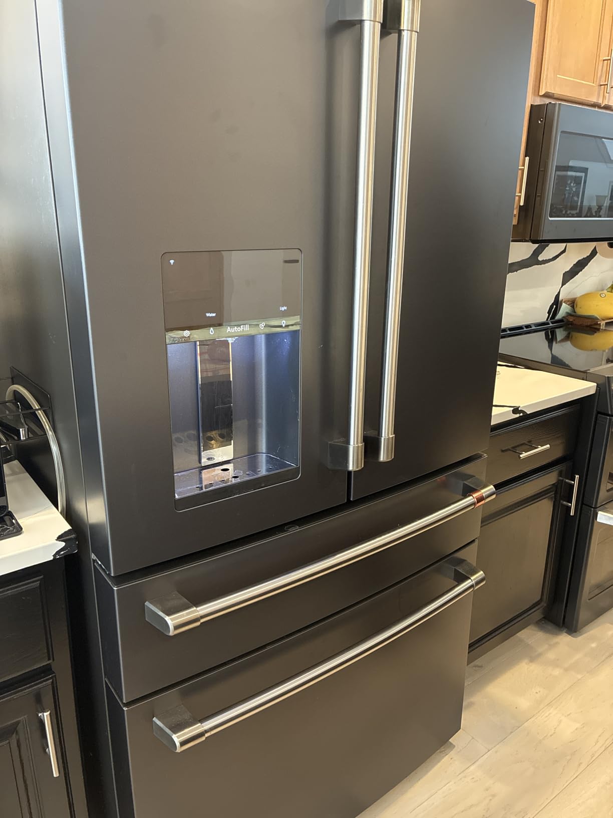 Café CXE22DP2PS1 22.3 Cu. Ft. Stainless French Door Counter Depth Smart Refrigerator Customer Review Café CXE22DP2PS1 22.3 Cu. Ft. Stainless French Door Counter Depth Smart Refrigerator - Customer Photo 1