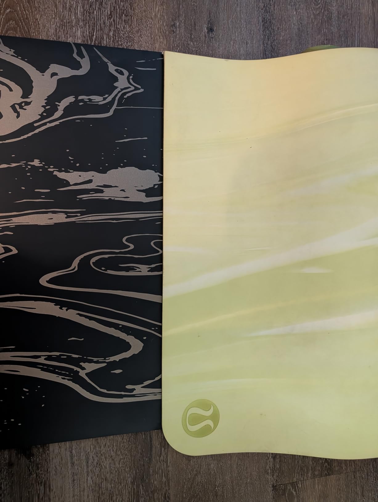 Gaiam Dry-Grip Yoga Mat - 5mm Thick Non-Slip Exercise & Fitness Mat for Standard or Hot Yoga, Pilates and Floor Workouts - Cushioned Support, Non-Slip Coat - 68 x 24 Inches Customer Review Gaiam Dry-Grip Yoga Mat - 5mm Thick Non-Slip Exercise & Fitness Mat for Standard or Hot Yoga, Pilates and Floor Workouts - Cushioned Support, Non-Slip Coat - 68 x 24 Inches - Customer Photo 1