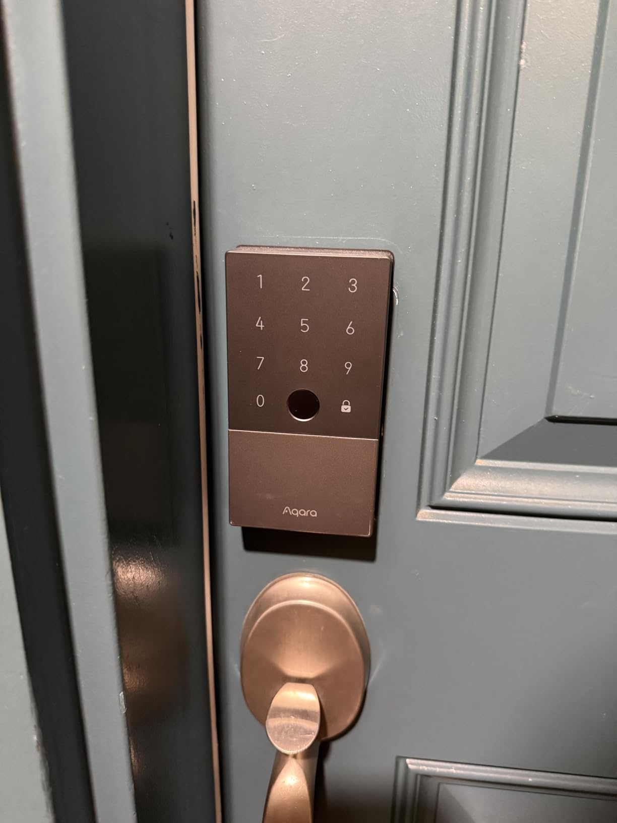 Aqara Smart Lock U100, Apple Home Key, Fingerprint Deadbolt, Gray customer photo 2