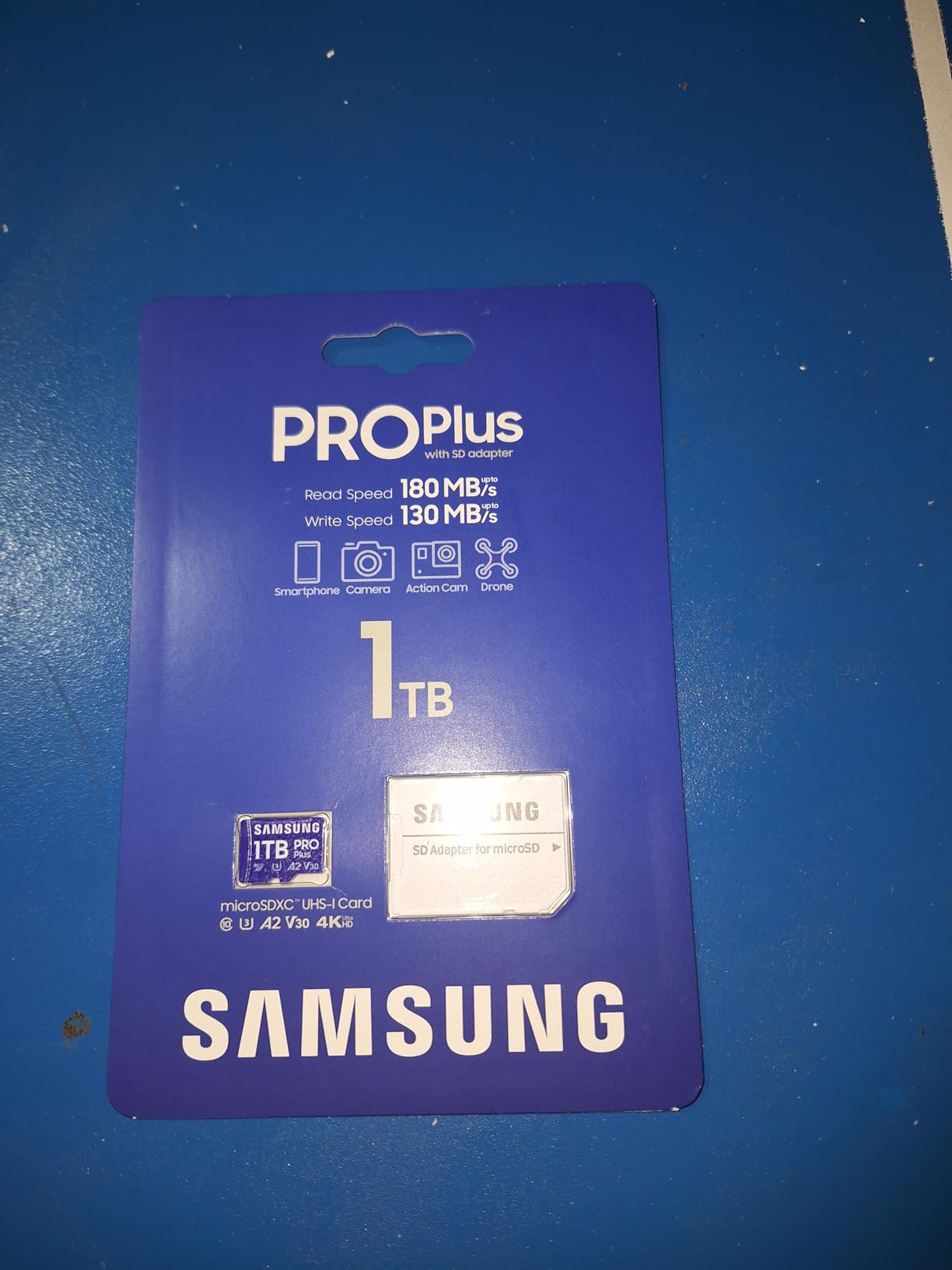 Samsung PRO Plus microSD Memory Card + Adapter, 512GB microSDXC, Up to 180 MB/s, Full HD & 4K UHD, UHS I, C10, U3, V30, A2, for Android Smartphones, Tablets, GoPRO, and DJI Drone - MB-MD512SA/AM - Customer Photo 2