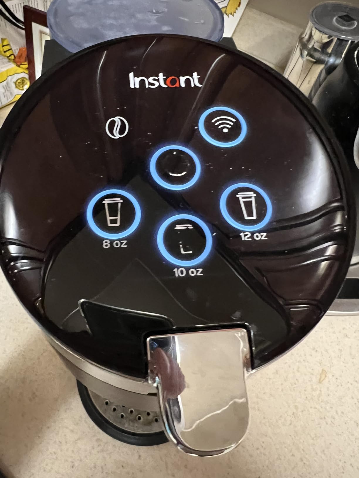 Instant Solo WIFI Connect Single Serve Coffee Maker, From the Makers of Instant Pot, Coffee Brewer, Includes Reusable Coffee Pod & Bold Setting, Brew 8 to 12oz., 40oz. Water Reservoir, Black - Customer Photo 1