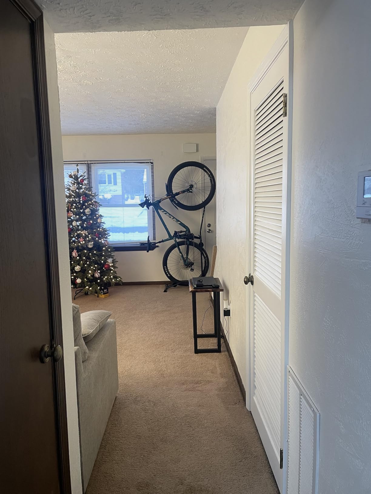 CyclingDeal Upright Bike Stand Floor - Vertical & Horizontal Bicycle Stand Bicycle Storage - Safe & Secure Bike Storage Rack - for Wheels Sizes up to 29