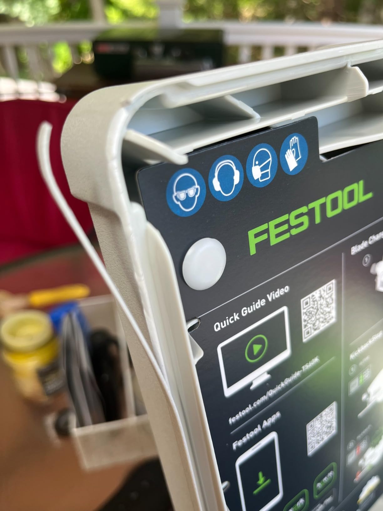 Festool Plunge-Cut Track Saw TS 60 KEB-F-Plus-FS US with 55-Inch (1400mm) Guide Rail Customer Review Festool Plunge-Cut Track Saw TS 60 KEB-F-Plus-FS US with 55-Inch (1400mm) Guide Rail - Customer Photo 2