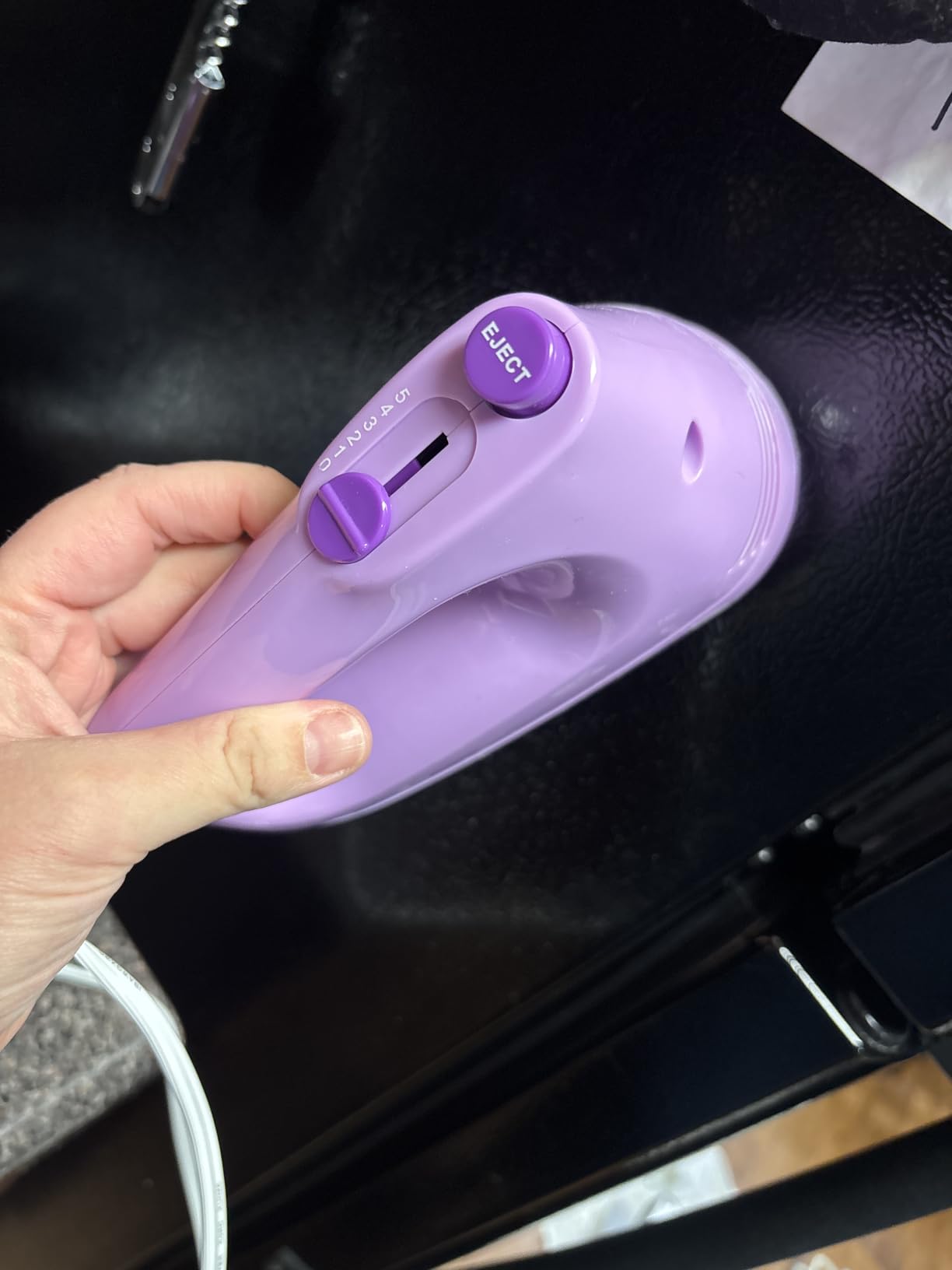 GUALIU Electric Hand Mixer with Stainless Steel Whisk, Dough Hook Attachment and Storage Bag, Handheld Mixer for Baking Cakes, Eggs, Cream Food Mixers. Turbo Boost /5 Speed Kitchen Blender PINK Customer Review GUALIU Electric Hand Mixer with Stainless Steel Whisk, Dough Hook Attachment and Storage Bag, Handheld Mixer for Baking Cakes, Eggs, Cream Food Mixers. Turbo Boost /5 Speed Kitchen Blender PINK - Customer Photo 2