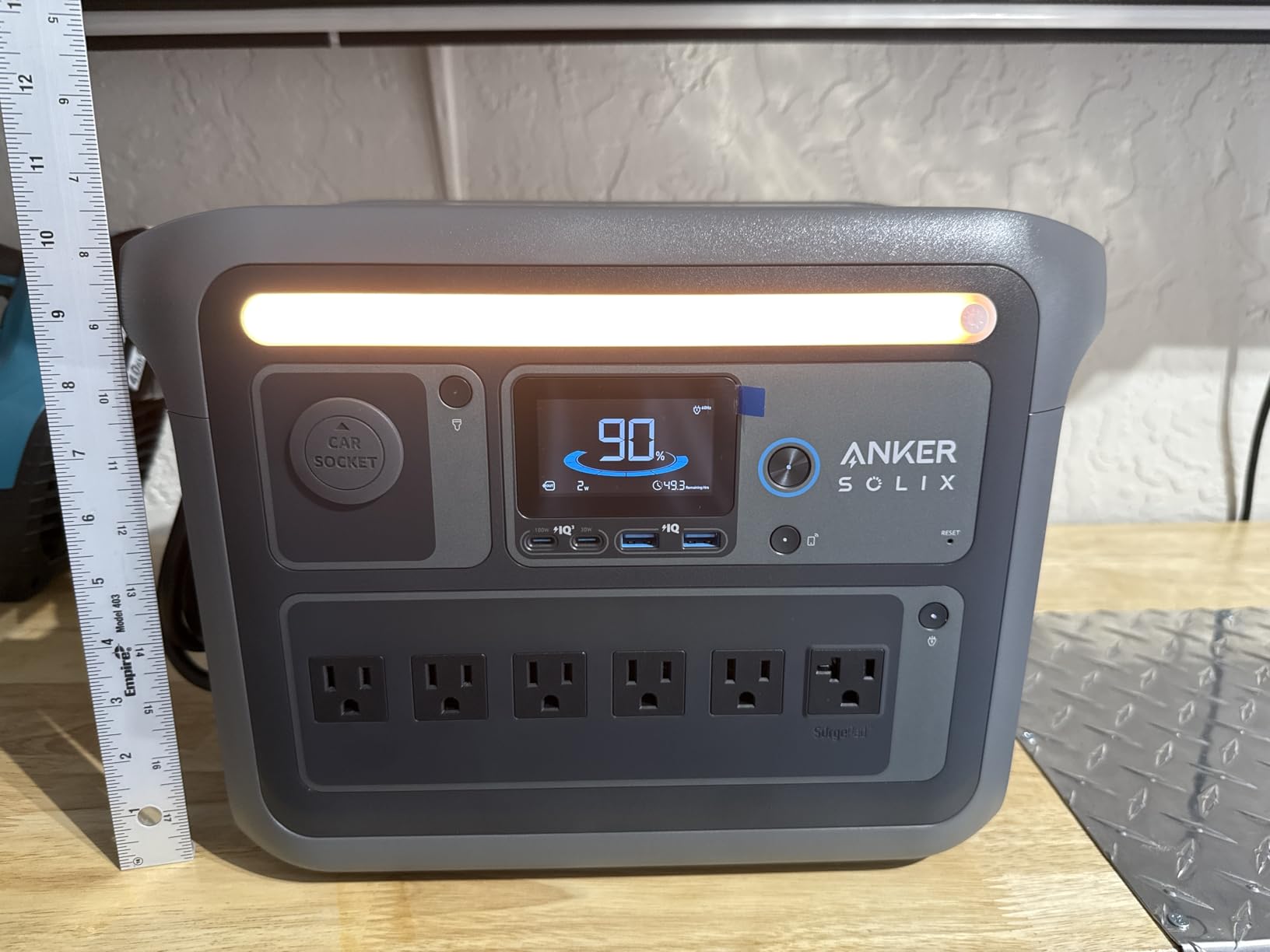 Anker SOLIX C1000 Portable Power Station, 1800W (Peak 2400W) Solar Generator, Full Charge in 58 Min, 1056wh LiFePO4 Battery for Home Backup, Power Outages, and Outdoor Camping (Optional Solar Panel) Customer Review Anker SOLIX C1000 Portable Power Station, 1800W (Peak 2400W) Solar Generator, Full Charge in 58 Min, 1056wh LiFePO4 Battery for Home Backup, Power Outages, and Outdoor Camping (Optional Solar Panel) - Customer Photo 2