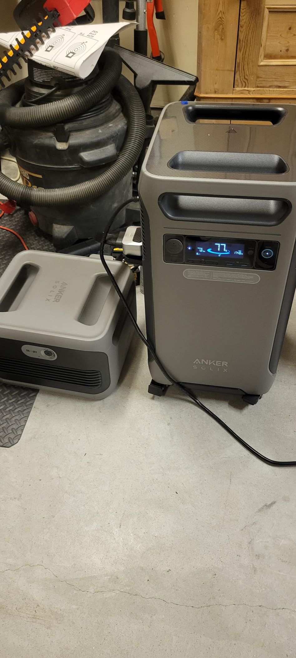 Anker SOLIX F3800 Portable Power Station, 3840Wh, LiFePO4 Batteries, Ultra-High 6000W AC Output with 120V/240V, Solar Generator for Home Backup, RVs, Emergencies, Power Outages, and Outdoor Camping Customer Review Anker SOLIX F3800 Portable Power Station, 3840Wh, LiFePO4 Batteries, Ultra-High 6000W AC Output with 120V/240V, Solar Generator for Home Backup, RVs, Emergencies, Power Outages, and Outdoor Camping - Customer Photo 2