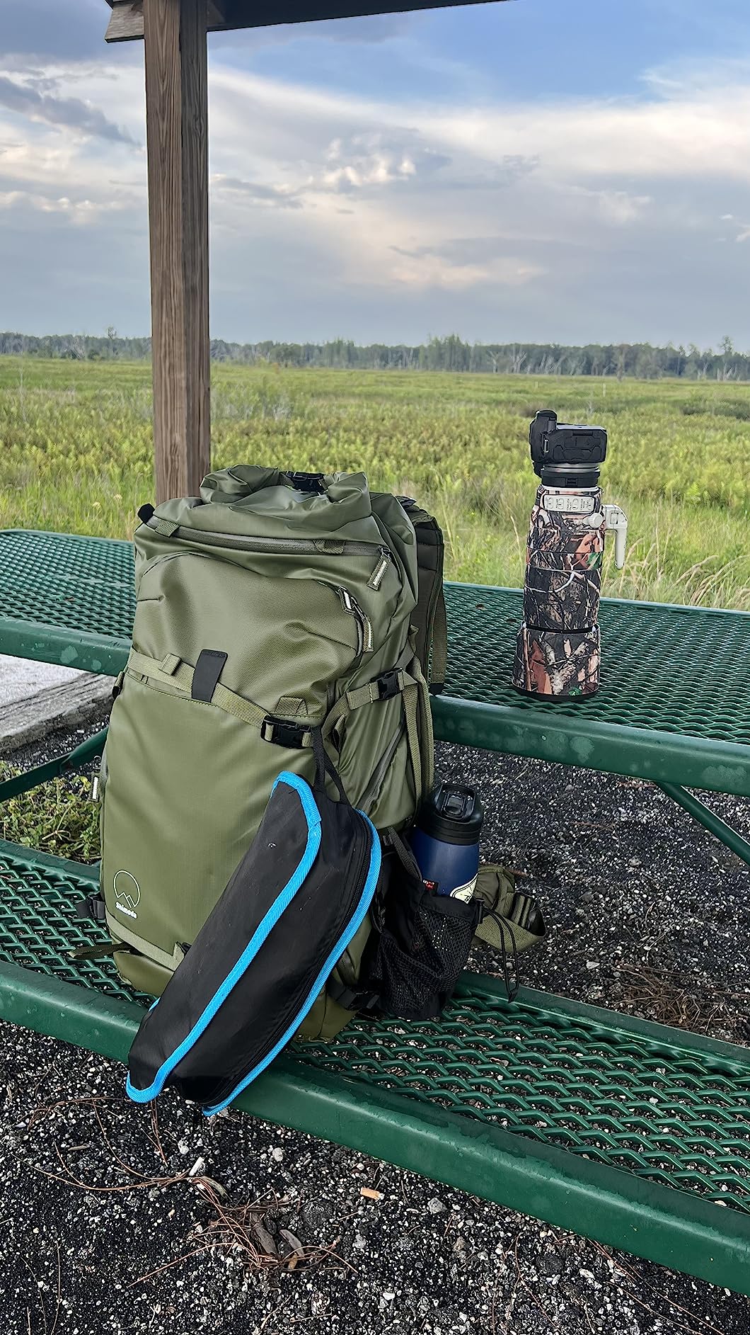 Shimoda Action X30 V2 Adventure Camera Backpack - Water Resistant - Fits DSLR, Mirrorless Cameras, Batteries, Lenses, and Other Gear - Army Green (520-126) - Customer Photo 2