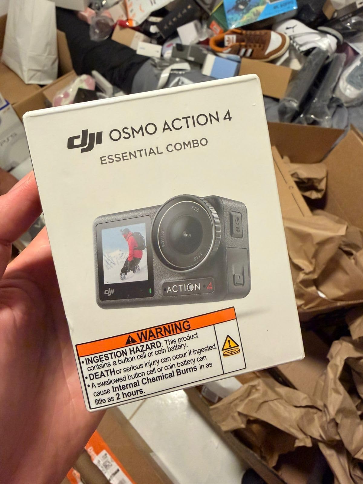 DJI Osmo Action 4 Adventure Combo, 4K/120fps Waterproof Action Camera with a 1/1.3-Inch Sensor, 10-bit & D-Log M Color Performance, Up to 7.5 h with 3 Batteries, Outdoor Camera for Travel, Biking Customer Review DJI Osmo Action 4 Adventure Combo, 4K/120fps Waterproof Action Camera with a 1/1.3-Inch Sensor, 10-bit & D-Log M Color Performance, Up to 7.5 h with 3 Batteries, Outdoor Camera for Travel, Biking - Customer Photo 2