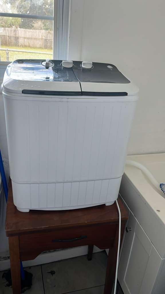 Pataku Portable Washing Machine, 17.6 Lbs Compact Mini Washer and Dryer Combo,Twin Tub Laundry Washer with Spin Cycle, Soaking Function Ideal for Apartment, Dorms, RVs Camping, Grey Customer Review Pataku Portable Washing Machine, 17.6 Lbs Compact Mini Washer and Dryer Combo,Twin Tub Laundry Washer with Spin Cycle, Soaking Function Ideal for Apartment, Dorms, RVs Camping, Grey - Customer Photo 1