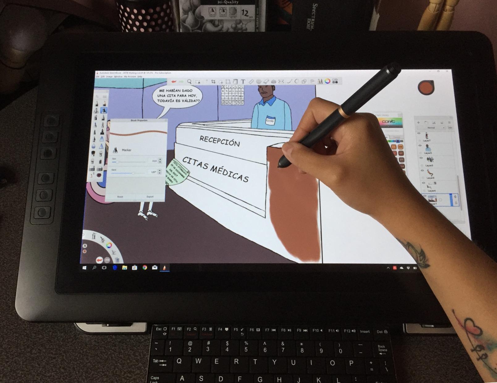 XPPen Artist Pro 16 Gen2 2.5K 16 inch QHD Drawing Tablet with Full Laminated Anti-Glare Screen 16384 Pressure Levels X3 Pro - Customer Photo 1