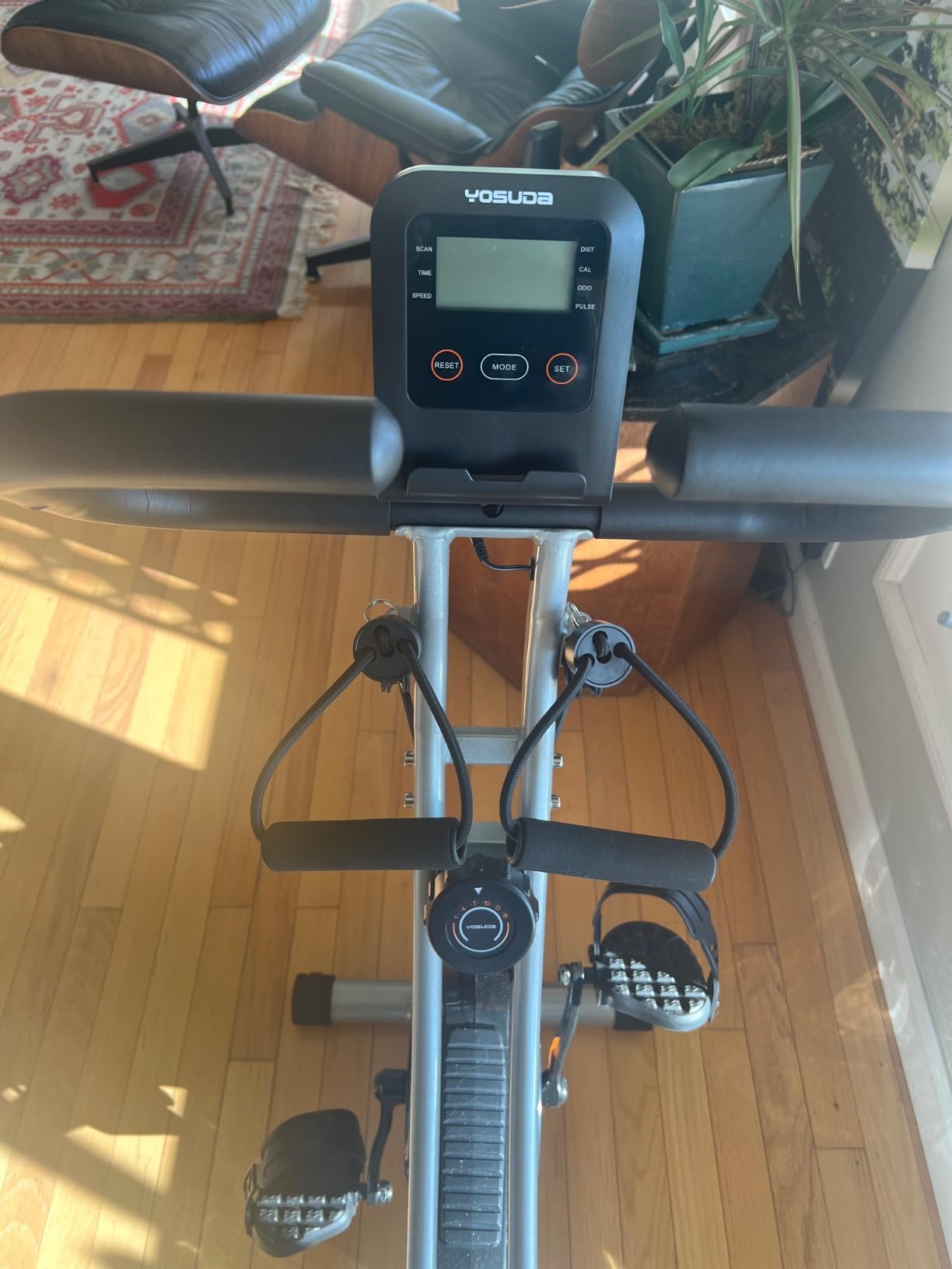 YOSUDA Folding Exercise Bike - Foldable Stationary Bike for Home Gym Workout Customer Review YOSUDA Folding Exercise Bike - Foldable Stationary Bike for Home Gym Workout - Customer Photo 1