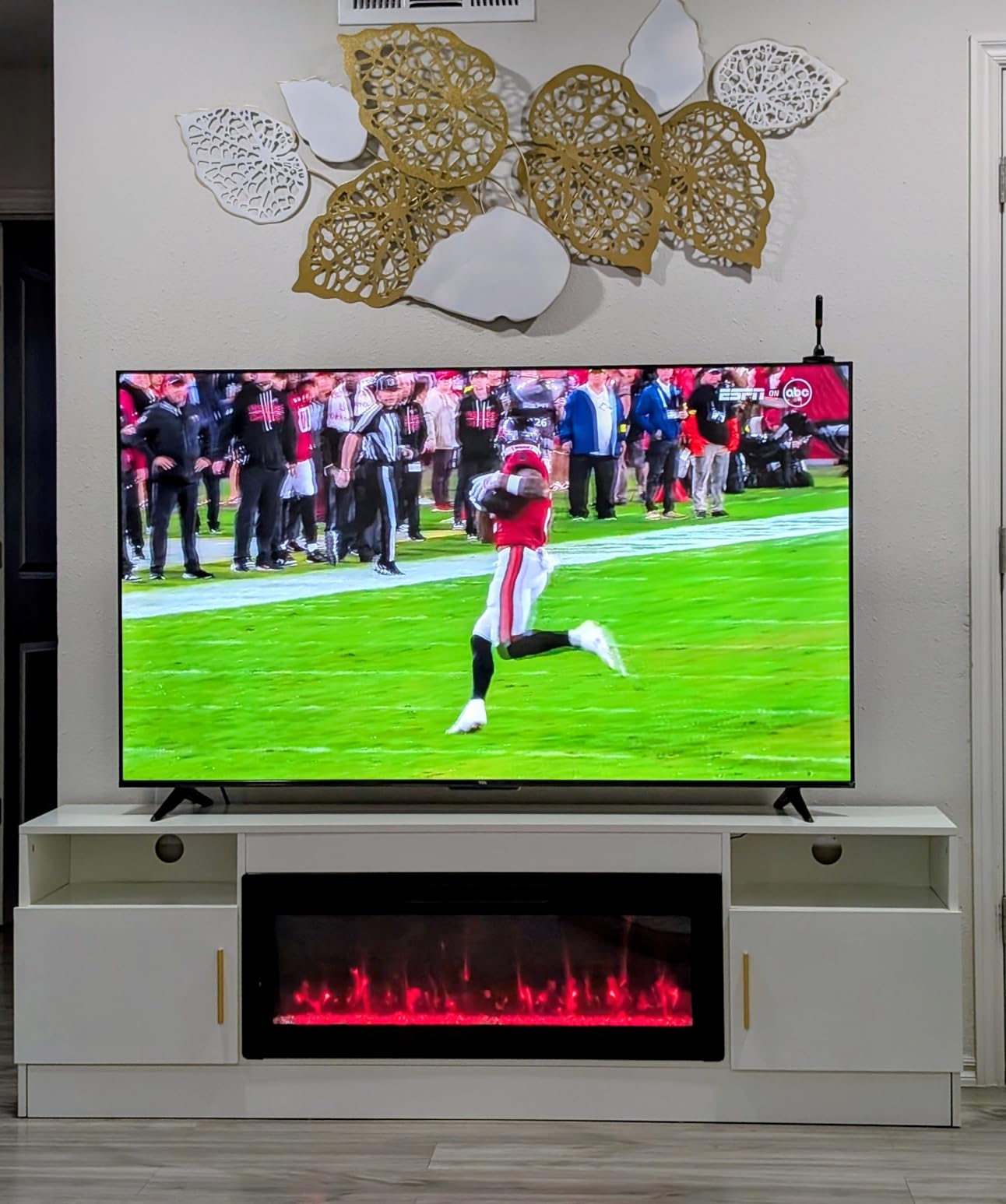 Lemberi Fireplace TV Stand with 36