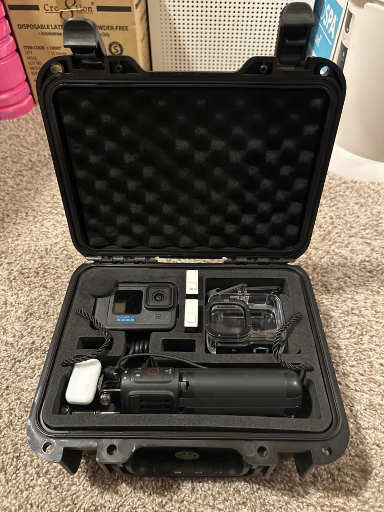 GoPro HERO12 Black Creator Edition - Includes HERO12 Black, Volta (Battery Grip, Tripod, Remote), Media Mod, Light Mod, Enduro Battery, and Carrying Case - Customer Photo 2