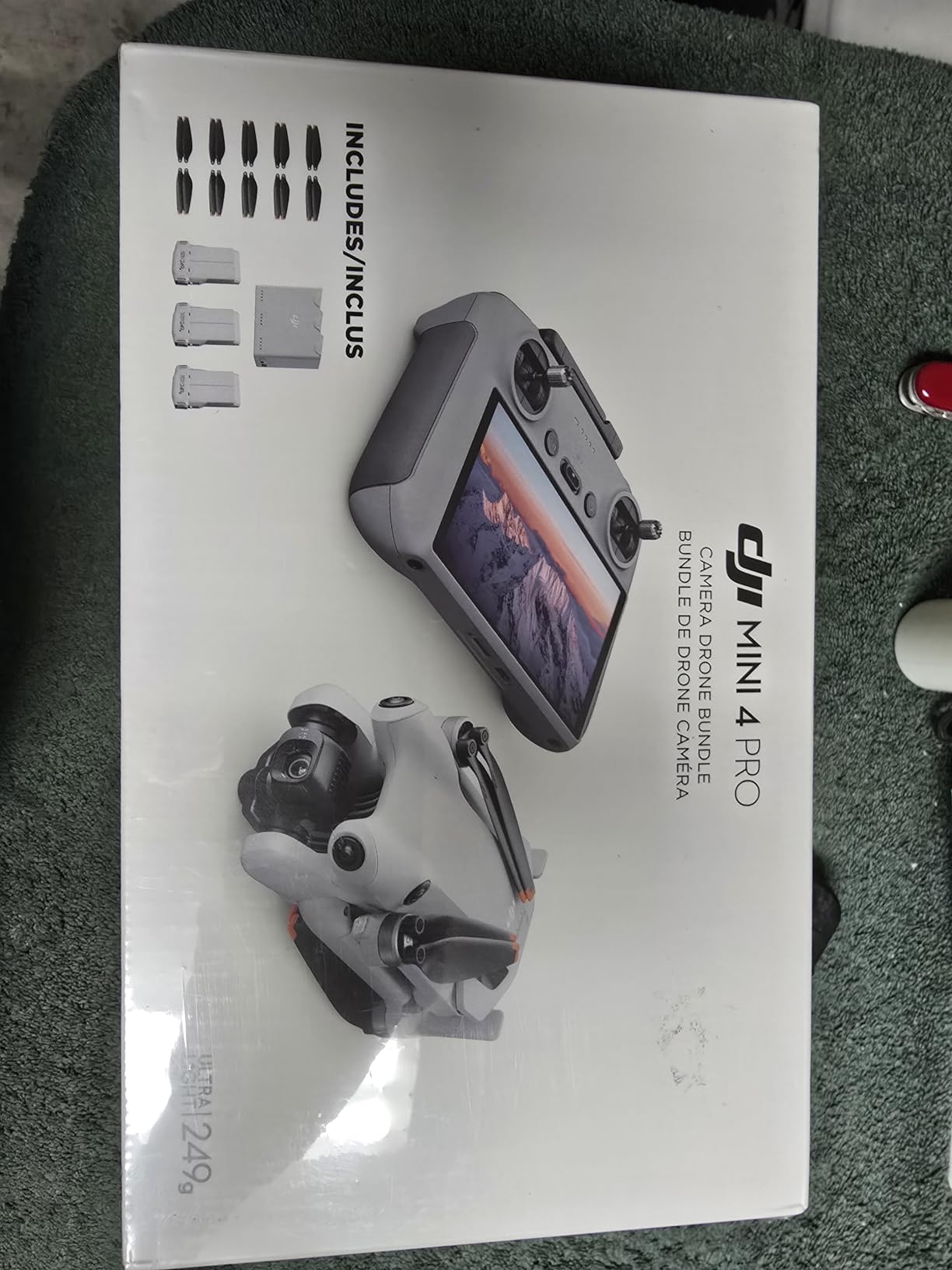 DJI Mini 4 Pro (DJI RC-N2), Drones with Camera for Adults 4K, Under 0.549 lbs/249 g, 34 Mins Flight Time, 20km Max Video Transmission Distance, Omnidirectional Vision Sensing, Mini Drone for Beginners - Customer Photo 1