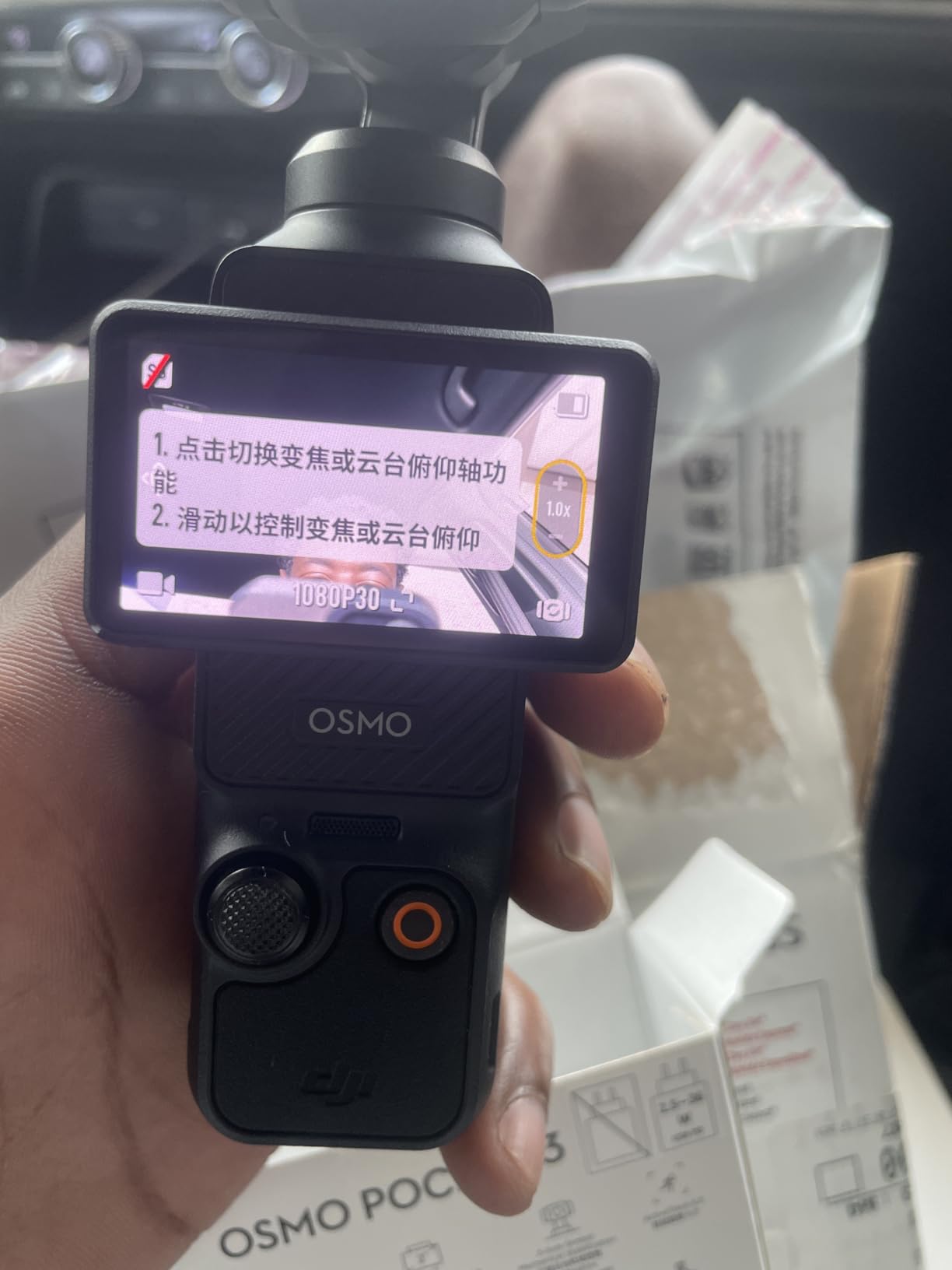 DJI Osmo Pocket 3, Vlogging Cameras with 1'' CMOS & 4K/120fps Vlog Camera, 3-Axis Stabilization, Fast Focusing, Face/Object Tracking, Digital Vlogging Camera for YouTube Customer Review DJI Osmo Pocket 3, Vlogging Cameras with 1'' CMOS & 4K/120fps Vlog Camera, 3-Axis Stabilization, Fast Focusing, Face/Object Tracking, Digital Vlogging Camera for YouTube - Customer Photo 2