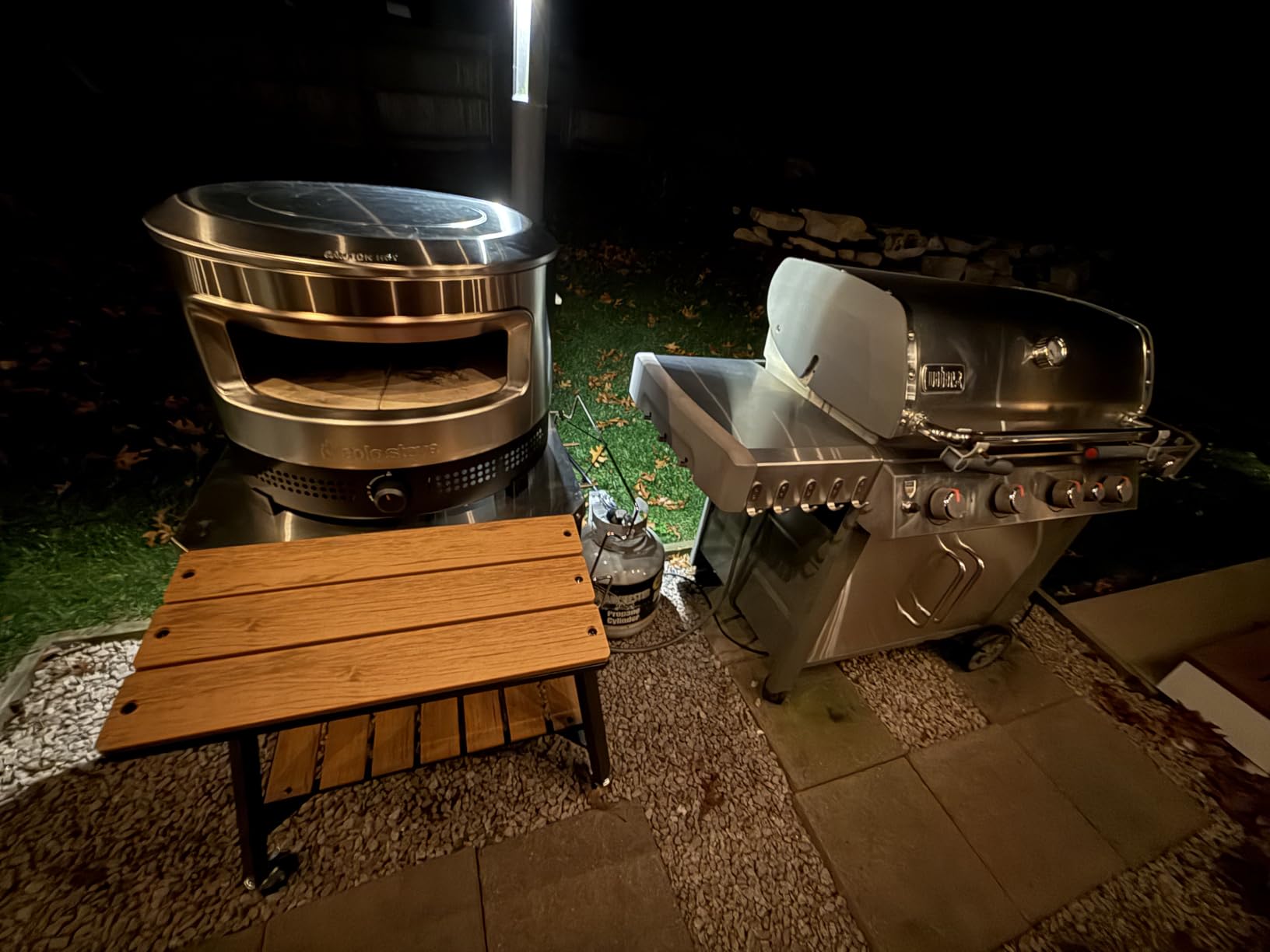 Solo Stove Pi Prime Pizza Oven Outdoor - Gas,Propane - Portable Pizza Oven with Cordierite Stone Cooking Surface - Demi-Dome Design - Wide-Mouthed Opening - Stainless Steel customer photo 1