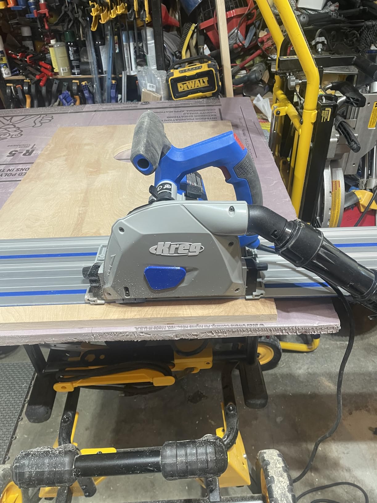 Kreg ACS-SAWBB - Kreg Plunge-Cut Track Saw (replaces ACS-SAW) Customer Review Kreg ACS-SAWBB - Kreg Plunge-Cut Track Saw (replaces ACS-SAW) - Customer Photo 1