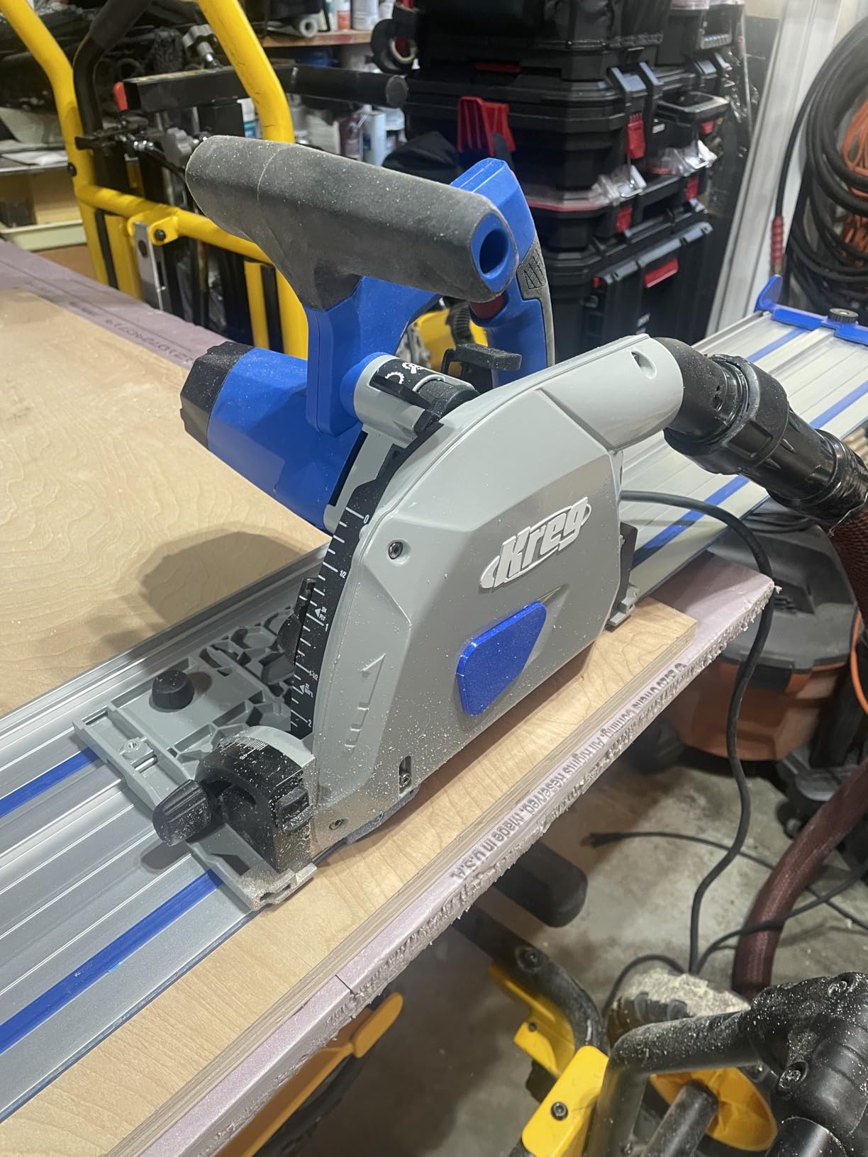 Kreg ACS-SAWBB - Kreg Plunge-Cut Track Saw (replaces ACS-SAW) Customer Review Kreg ACS-SAWBB - Kreg Plunge-Cut Track Saw (replaces ACS-SAW) - Customer Photo 2