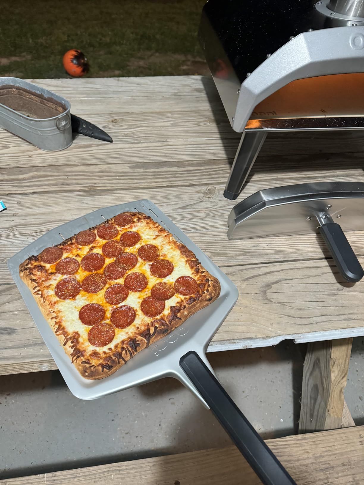Ooni Karu 12 Multi-Fuel Outdoor Pizza Oven - Reaches 950°F and Cooks 12 Inch Pizzas and More in 60 Seconds - Portable Wood and Gas Grill with Pizza Stone, Dual Fuel Ooni Pizza Oven customer photo 1