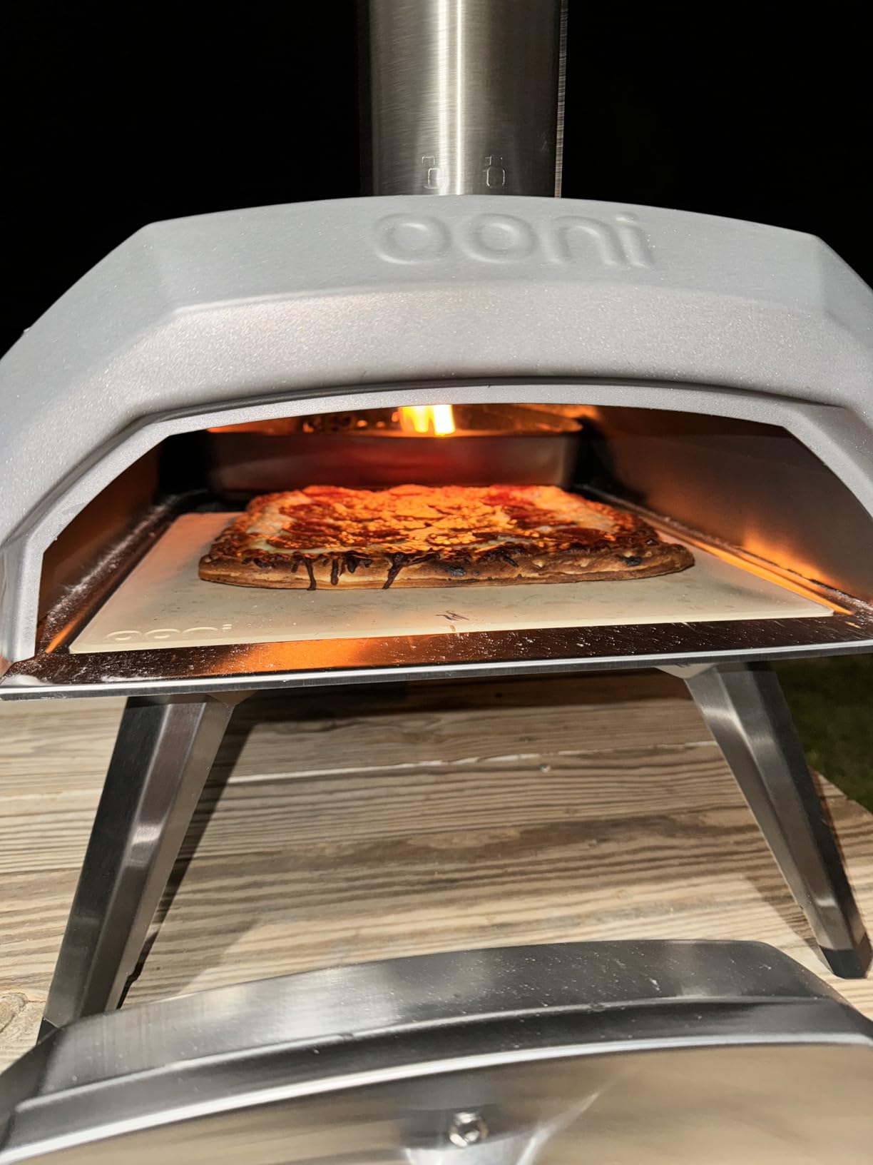 Ooni Karu 12 Multi-Fuel Outdoor Pizza Oven - Reaches 950°F and Cooks 12 Inch Pizzas and More in 60 Seconds - Portable Wood and Gas Grill with Pizza Stone, Dual Fuel Ooni Pizza Oven customer photo 2