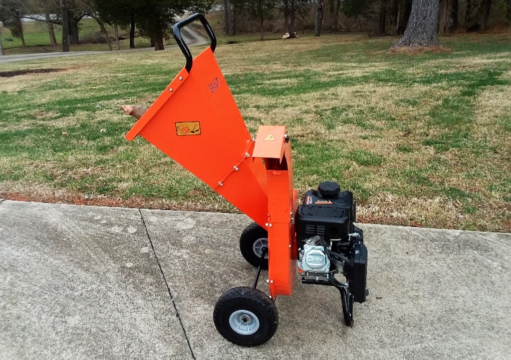 C40 Wood Chipper 4 inch Max Diameter Capacity 9 HP 274cc Gas Powered Engine Heavy Duty Shredder Mulcher customer photo 1