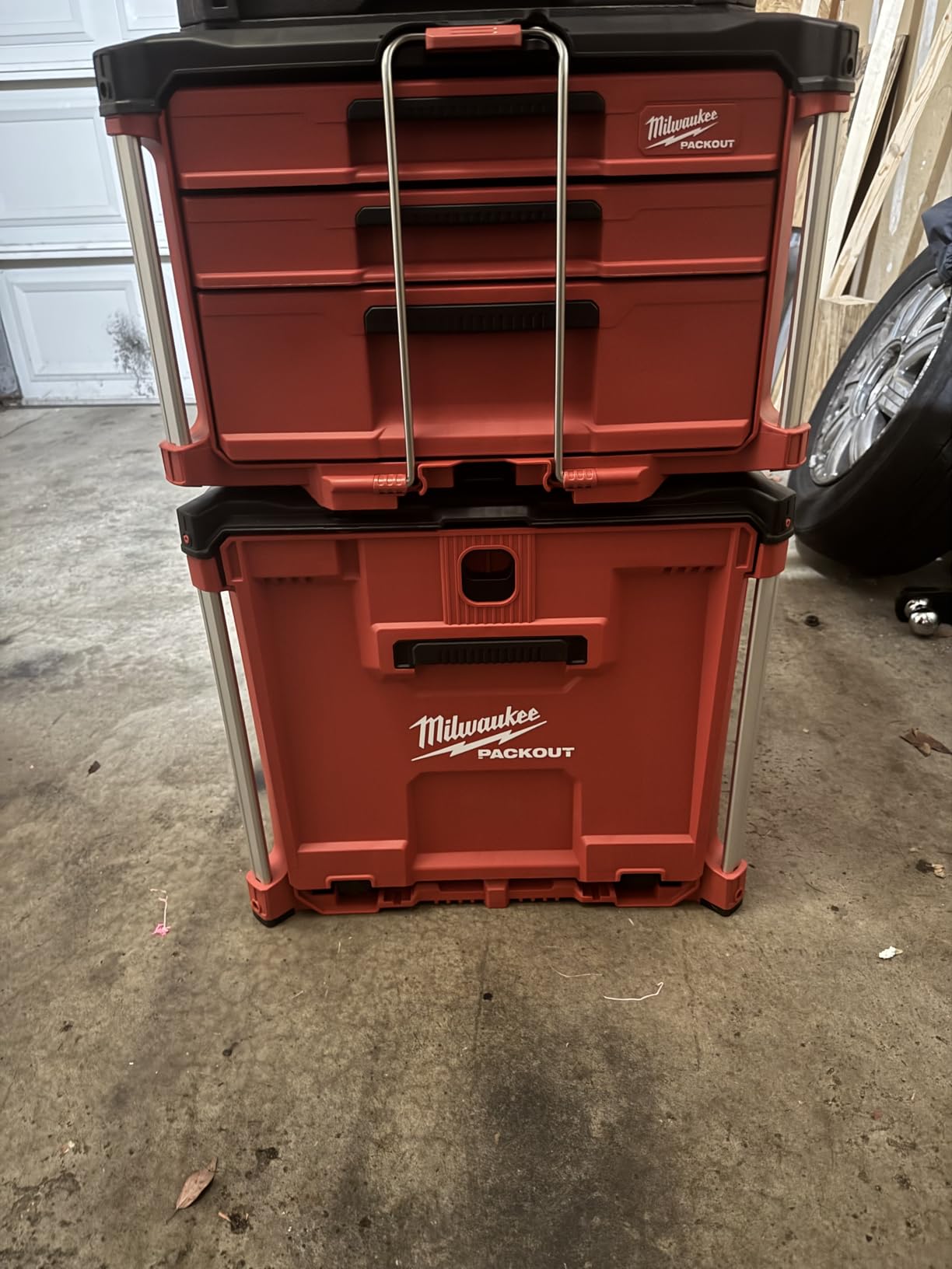 Milwaukee Packout 3 Drawer Multi-Deep Tool Organizer Box - 48-22-8447 Customer Review Milwaukee Packout 3 Drawer Multi-Deep Tool Organizer Box - 48-22-8447 - Customer Photo 2