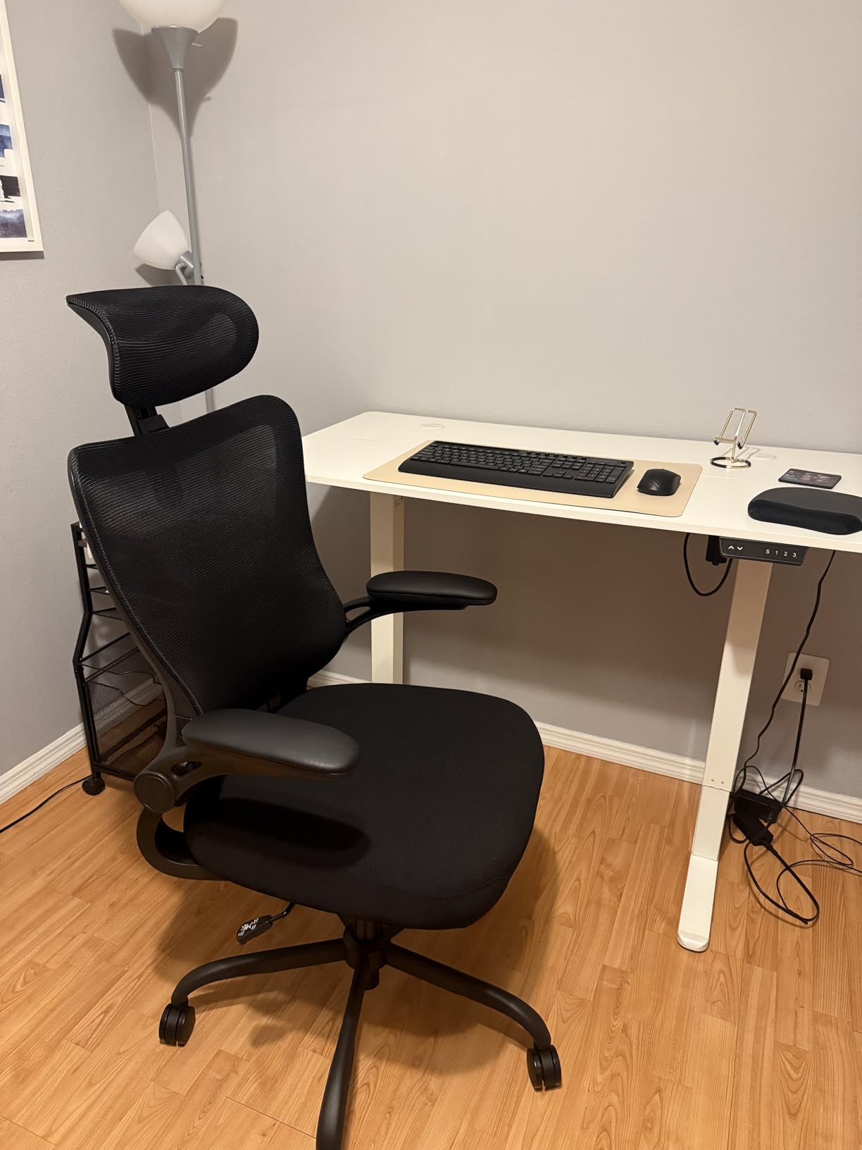 Marsail Ergonomic Office Chair: Office Desk Chair with High Back Mesh and Adjustable Lumbar Support Rolling Work Swivel Task Chairs with Wheel 3D Armrests and Headrest Customer Review Marsail Ergonomic Office Chair: Office Desk Chair with High Back Mesh and Adjustable Lumbar Support Rolling Work Swivel Task Chairs with Wheel 3D Armrests and Headrest - Customer Photo 2