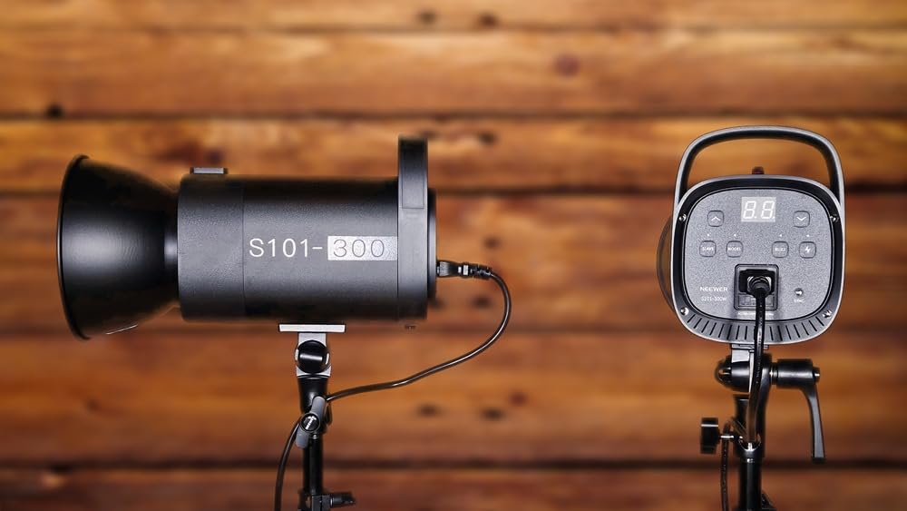 NEEWER 600Ws Studio Monolight Flash Light Kit: 2 Pack S101-300W 5600K Strobe Lights with 150W Modeling Lamps/Bowens Mount/Softboxes/Stands, Reflector/RT-16 Trigger/Bag for Photography Portrait Product Customer Review NEEWER 600Ws Studio Monolight Flash Light Kit: 2 Pack S101-300W 5600K Strobe Lights with 150W Modeling Lamps/Bowens Mount/Softboxes/Stands, Reflector/RT-16 Trigger/Bag for Photography Portrait Product - Customer Photo 3