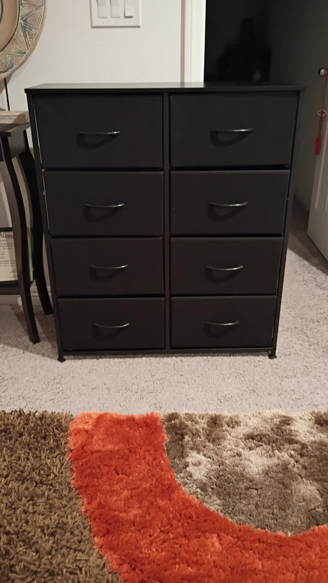 Sweetcrispy Dresser, Dresser for Bedroom Drawer Organizer Storage Drawers, Fabric Storage Tower with 8 Drawers, Chest of Drawers with Steel Frame, Wood Top for Nursery, Living Room, Closet - Customer Photo 5