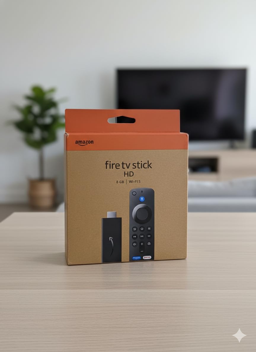 Fire TV Stick HD (newest model), free and live TV, Alexa Voice Remote, smart home controls, HD streaming customer photo 2