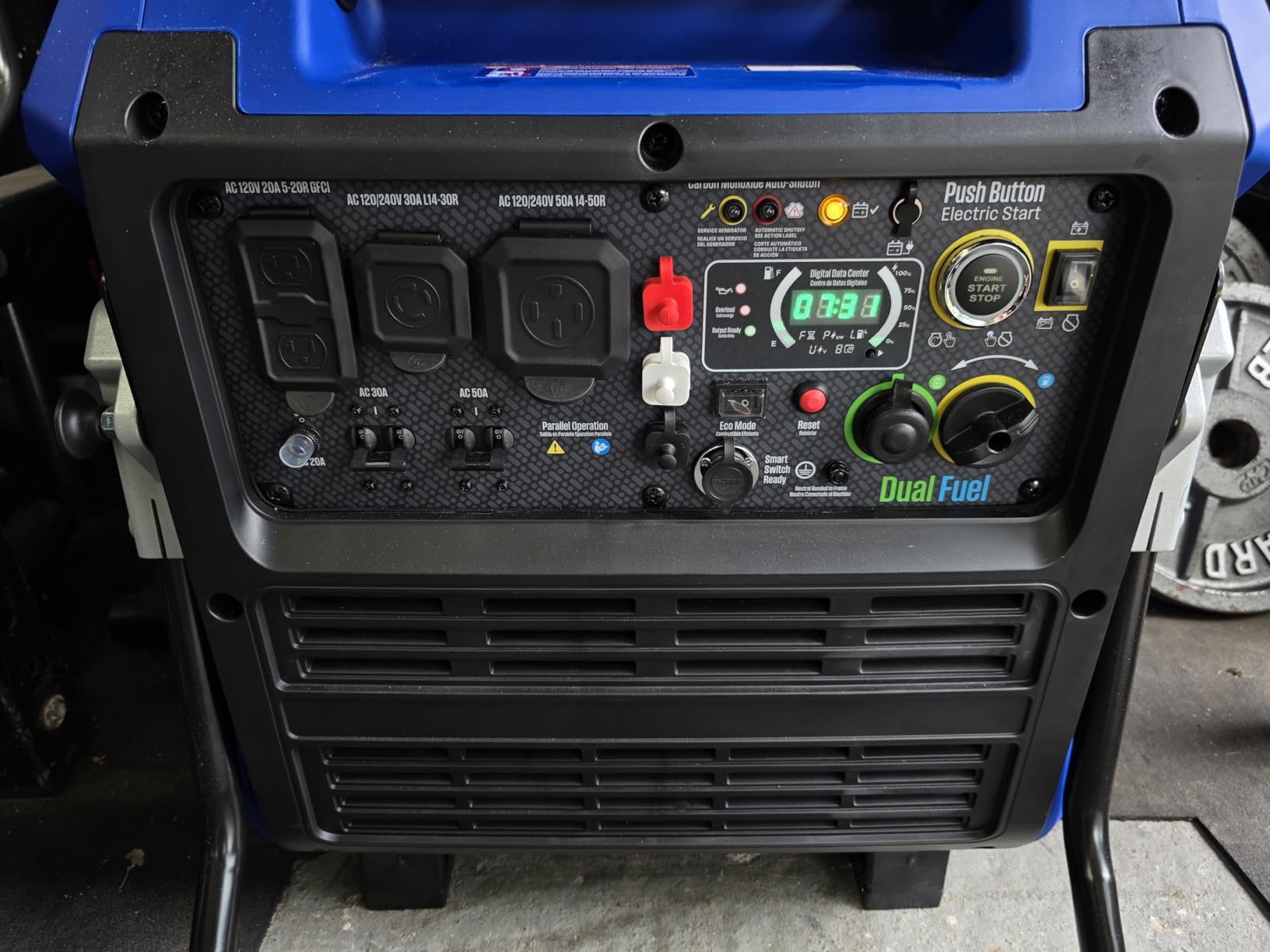 Westinghouse 11000 Peak Watt Dual Fuel Portable Inverter Generator, Remote Electric Start, Transfer Switch Ready, Gas and Propane Powered, Low THD - Safe for Electronics, Parallel Capable, CO Sensor - Customer Photo 5