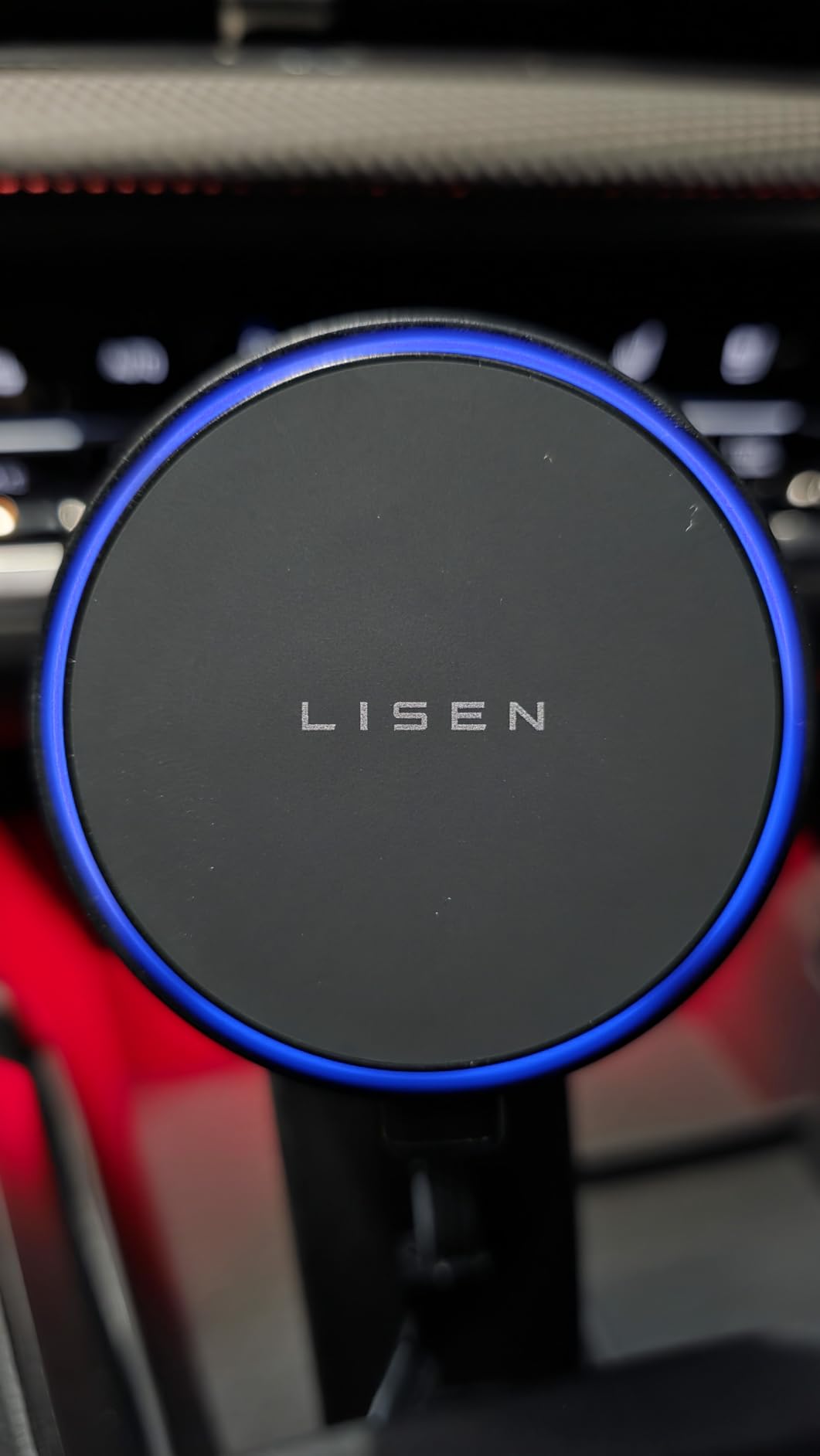 LISEN for 15W MagSafe Car Mount Charger,MagSafe Charger,Wireless Car Charger,Magnetic Phone Holder for Car,Phone Holders for Your Car Accessories for Women Men Jeep Ford F150 for iPhone 17-12,Samsung customer photo 1