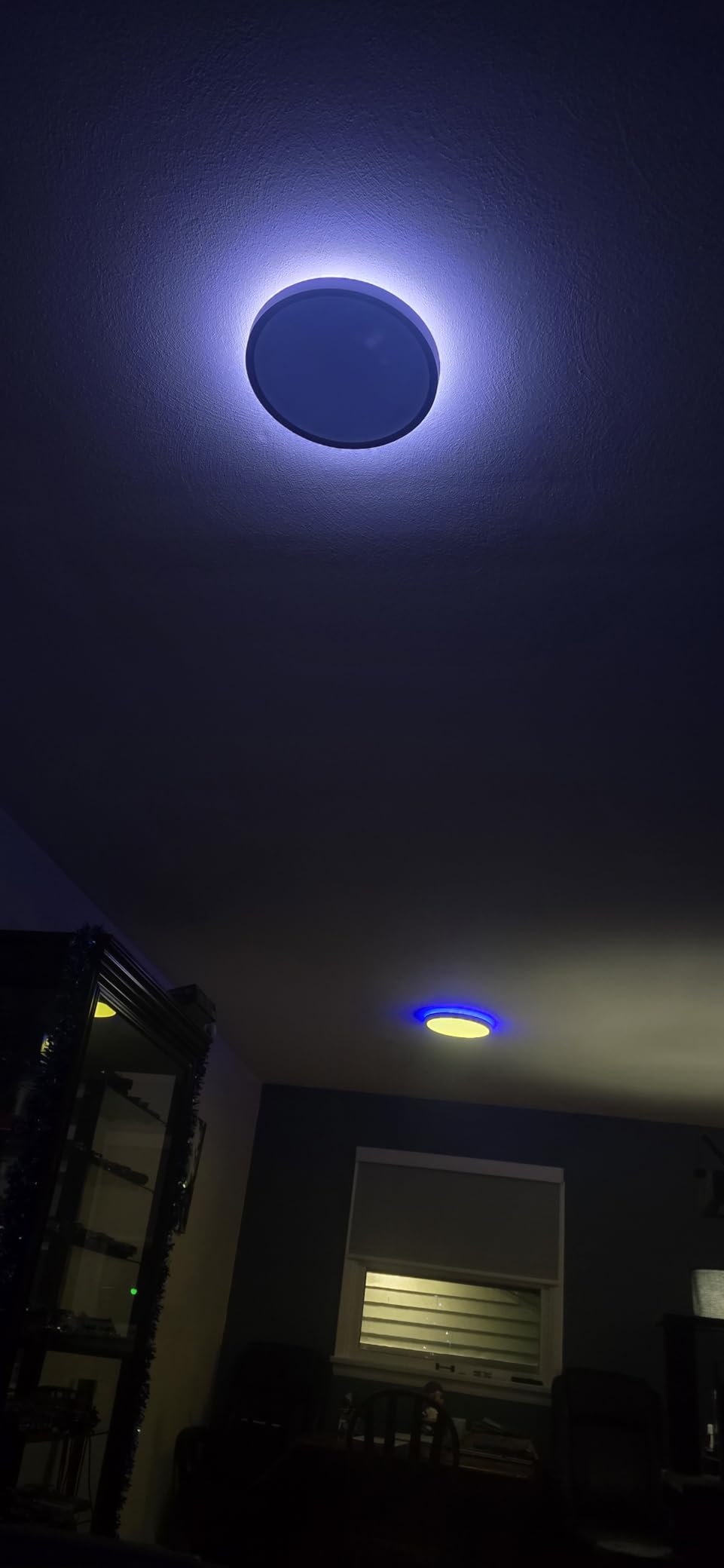 Govee Smart Ceiling Light, RGBIC LED Ceiling Light Fixture, 2400LM Flush Mount Light Fixture, DIY Colors, Works with Alexa, 2200K-6500K Lights for Bedroom, Living Room,12 Inch, 1 Pack customer photo 2
